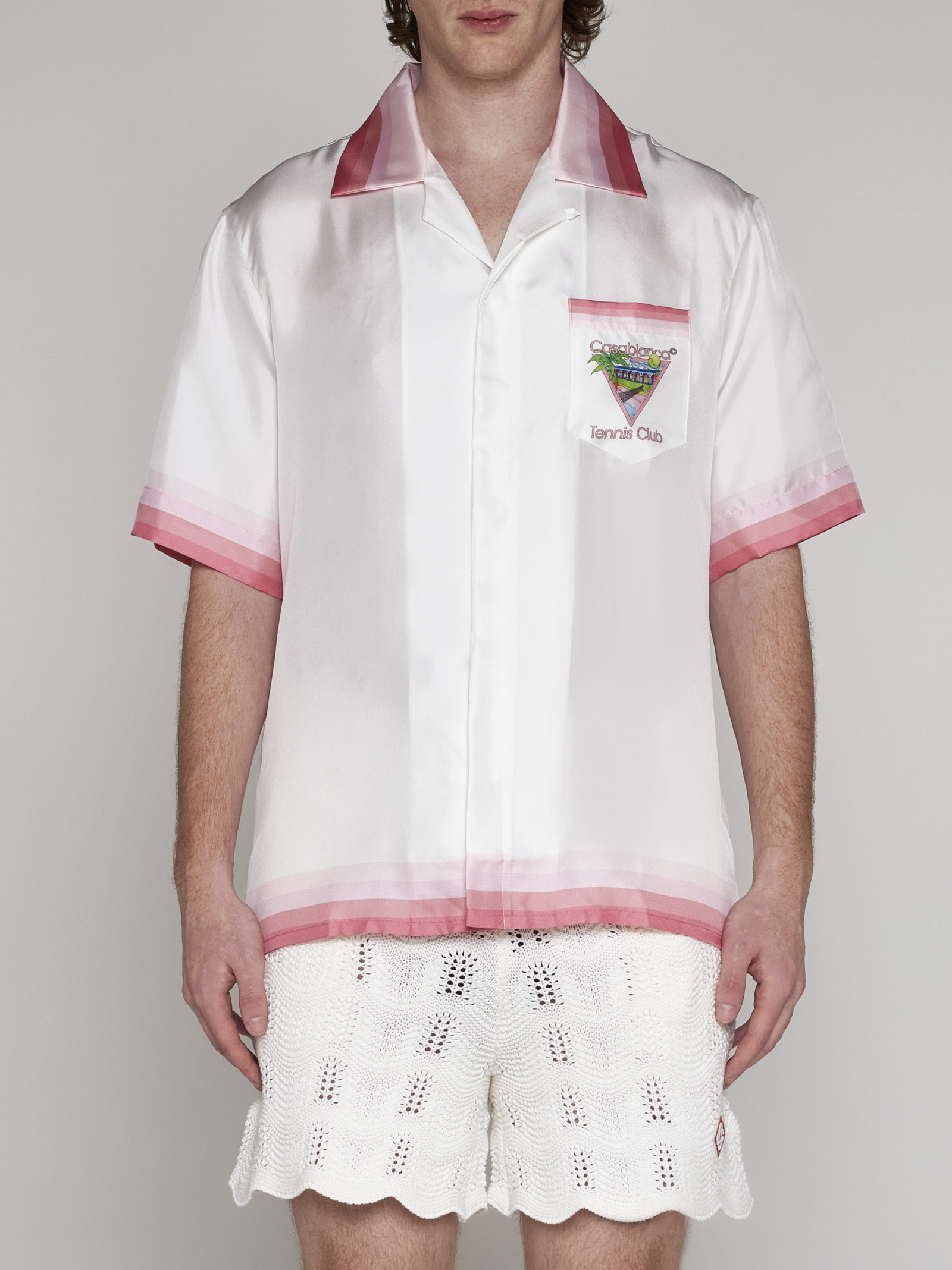 Tennis Club Icon silk shirt - 3