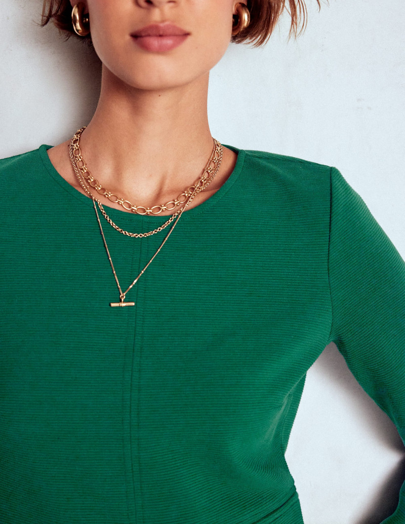 Cornelia Ottoman Dress-Emerald Night 3