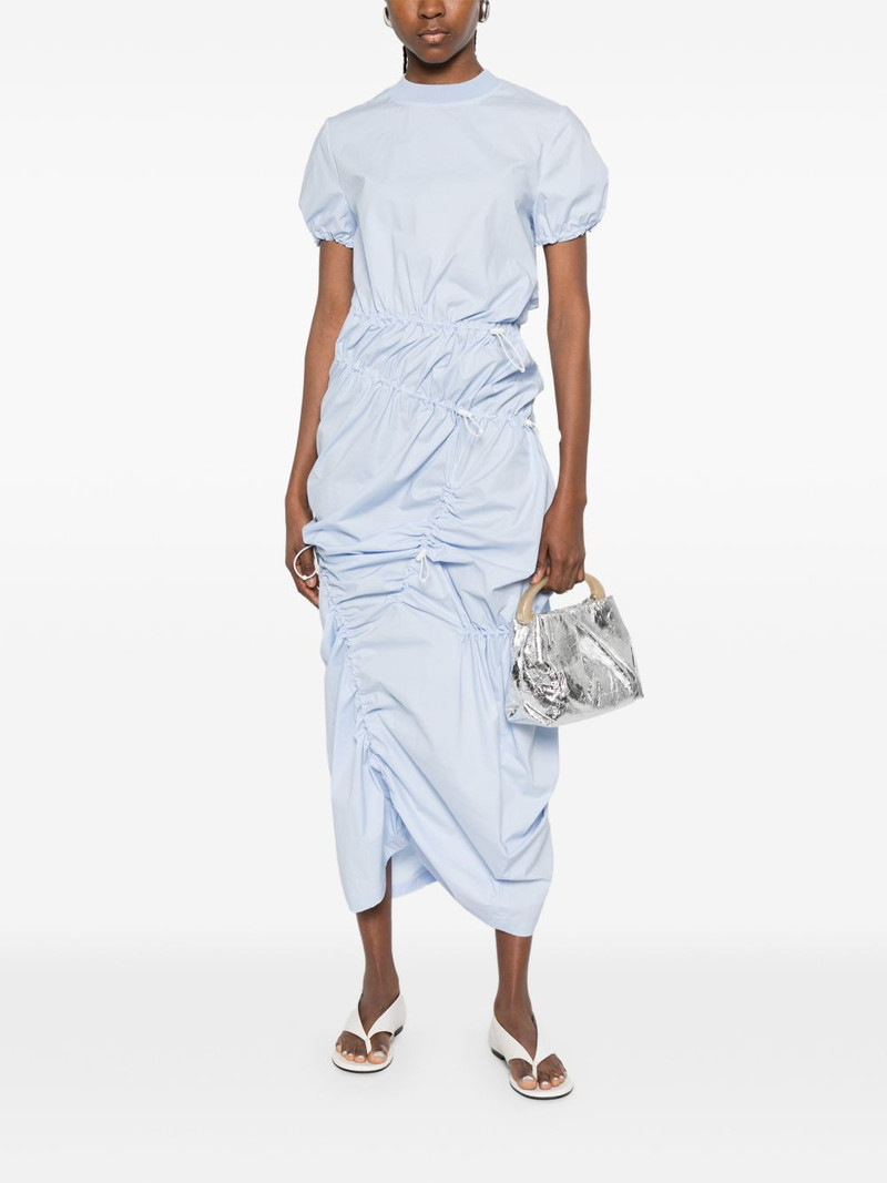 Moschino gathered midi dress outlook