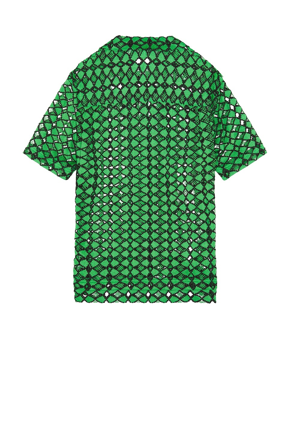 Letto Sheer Open Collar Shirt - 2