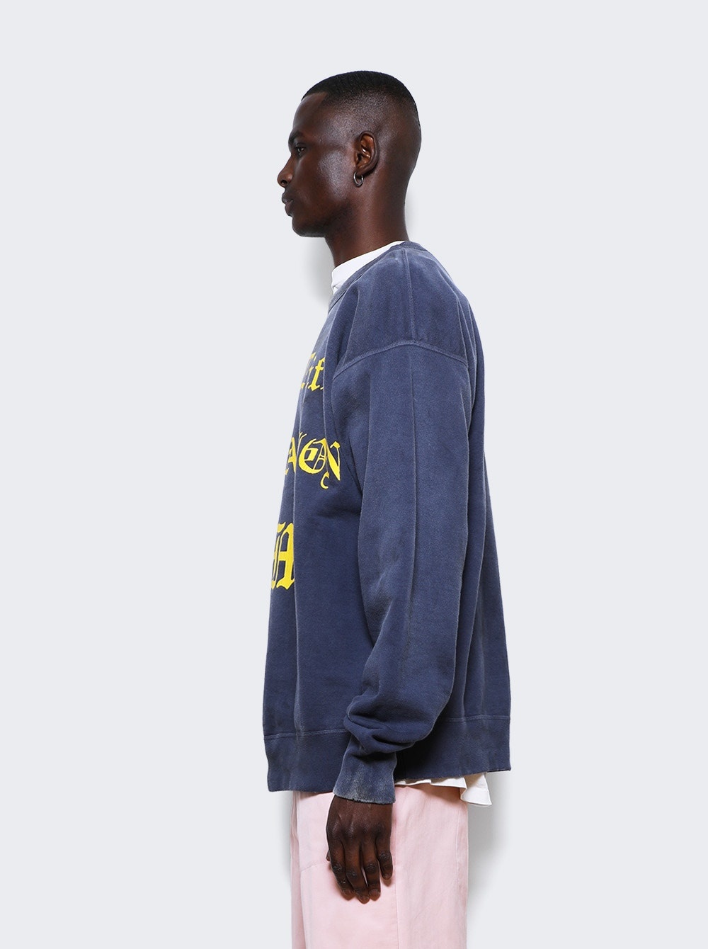 Fatal Life Crewneck Pullover Navy - 4