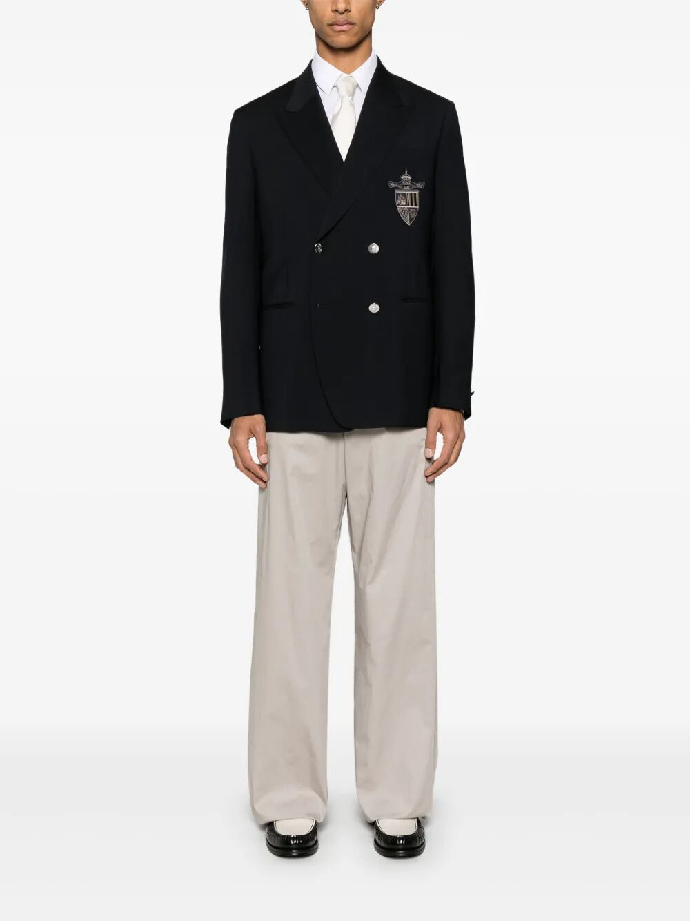 Fendi Men Straight-Cut Cargo Cotton Trousers - 5