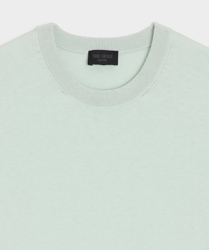 Cotton-Cashmere Sweater Tee 7
