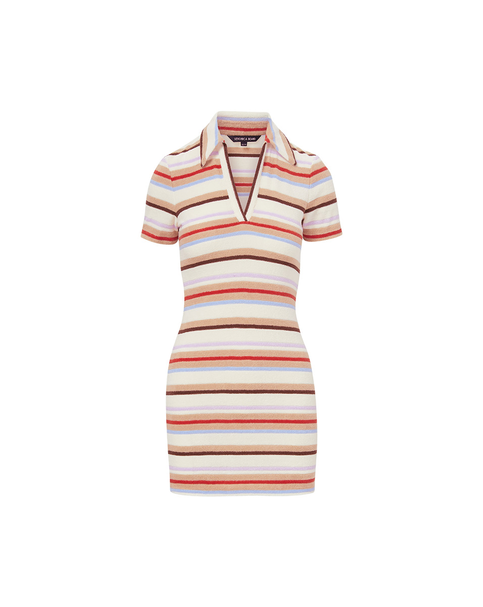 BAILEY STRIPED POLO MINIDRESS - 1