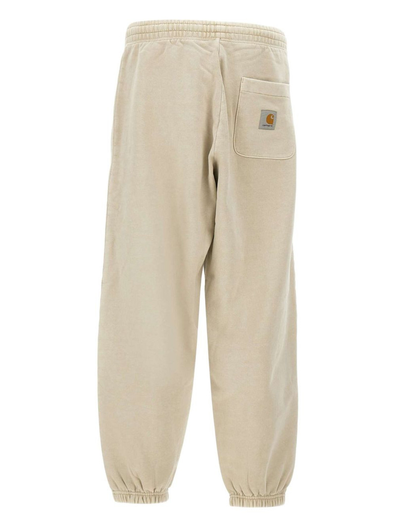 Carhartt square-logo cotton sweatpants outlook