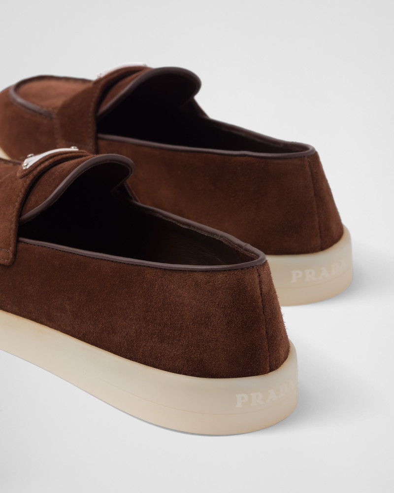 Suede leather loafers 7