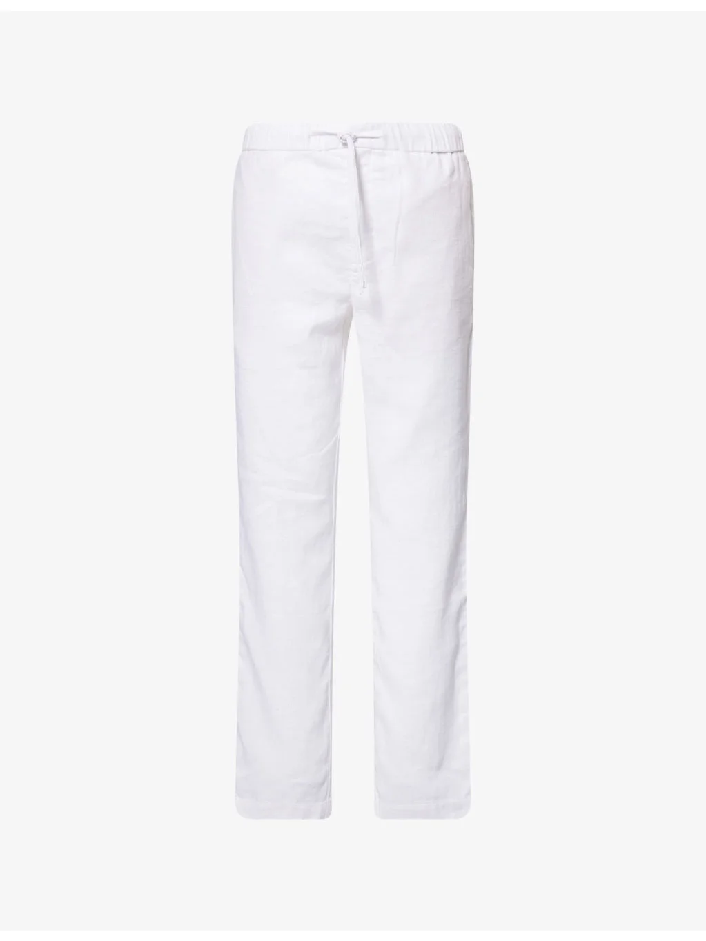 Oscar Tapered-Leg Linen and Cotton-Blend Chino Trousers - 1