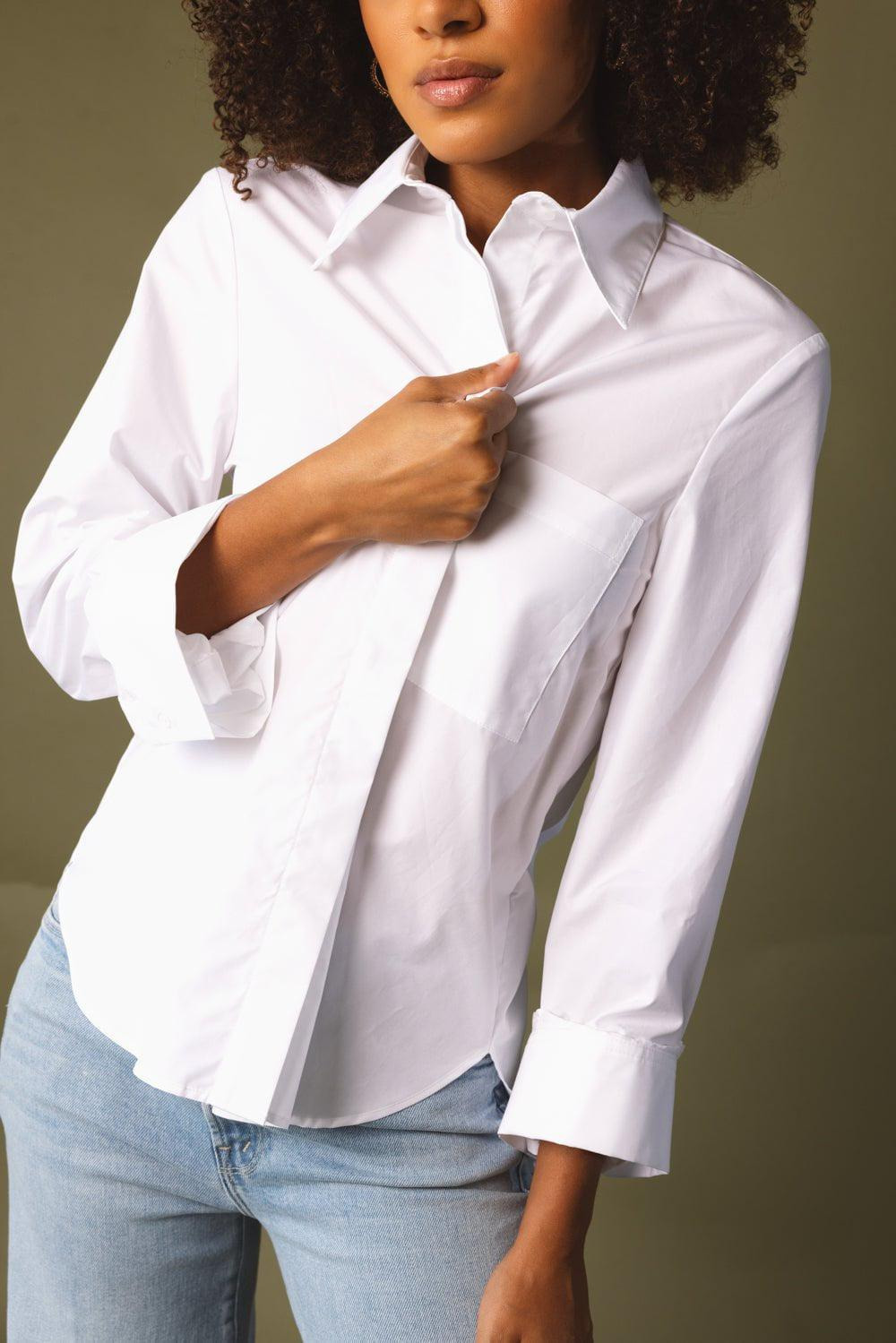 Boyfriend Shirt - White - 3