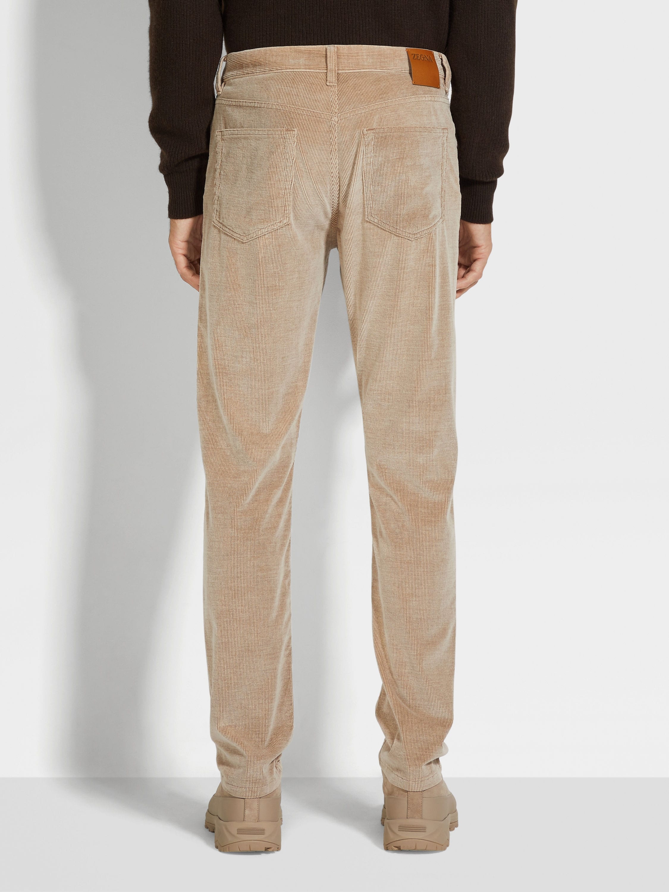 LIGHT TAUPE CASHCO ROCCIA PANTS - 6
