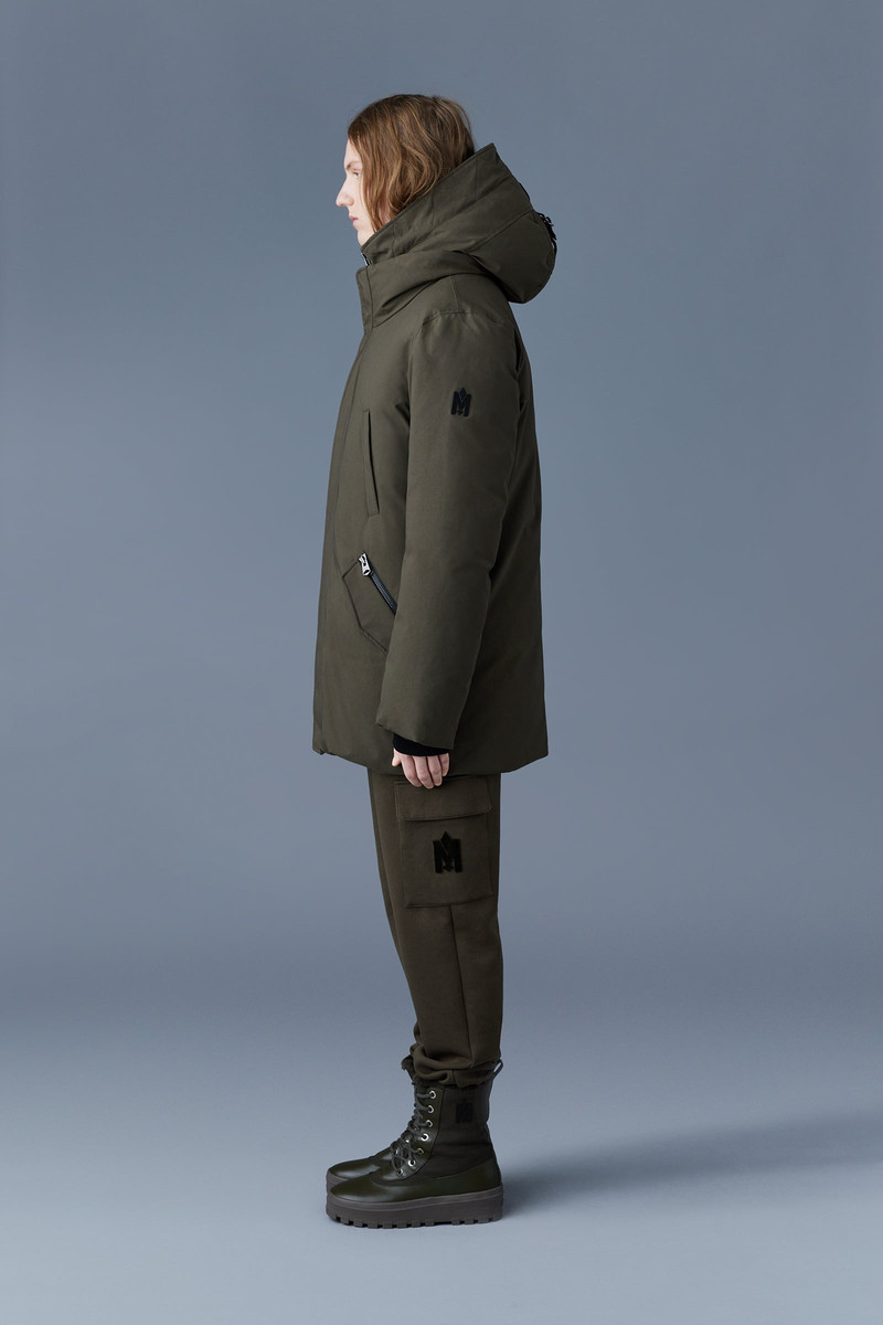 EDWARD 2-in-1 down coat with removable hooded bib for men 3