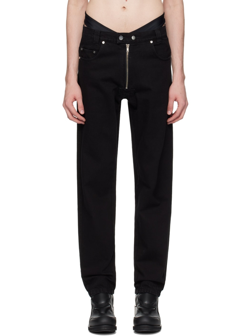 Black Ziram Jeans - 1