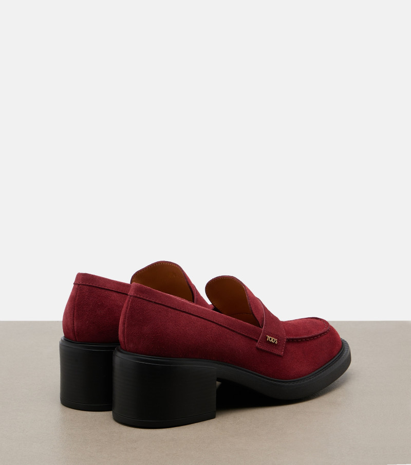 Tod's Suede loafer pumps outlook