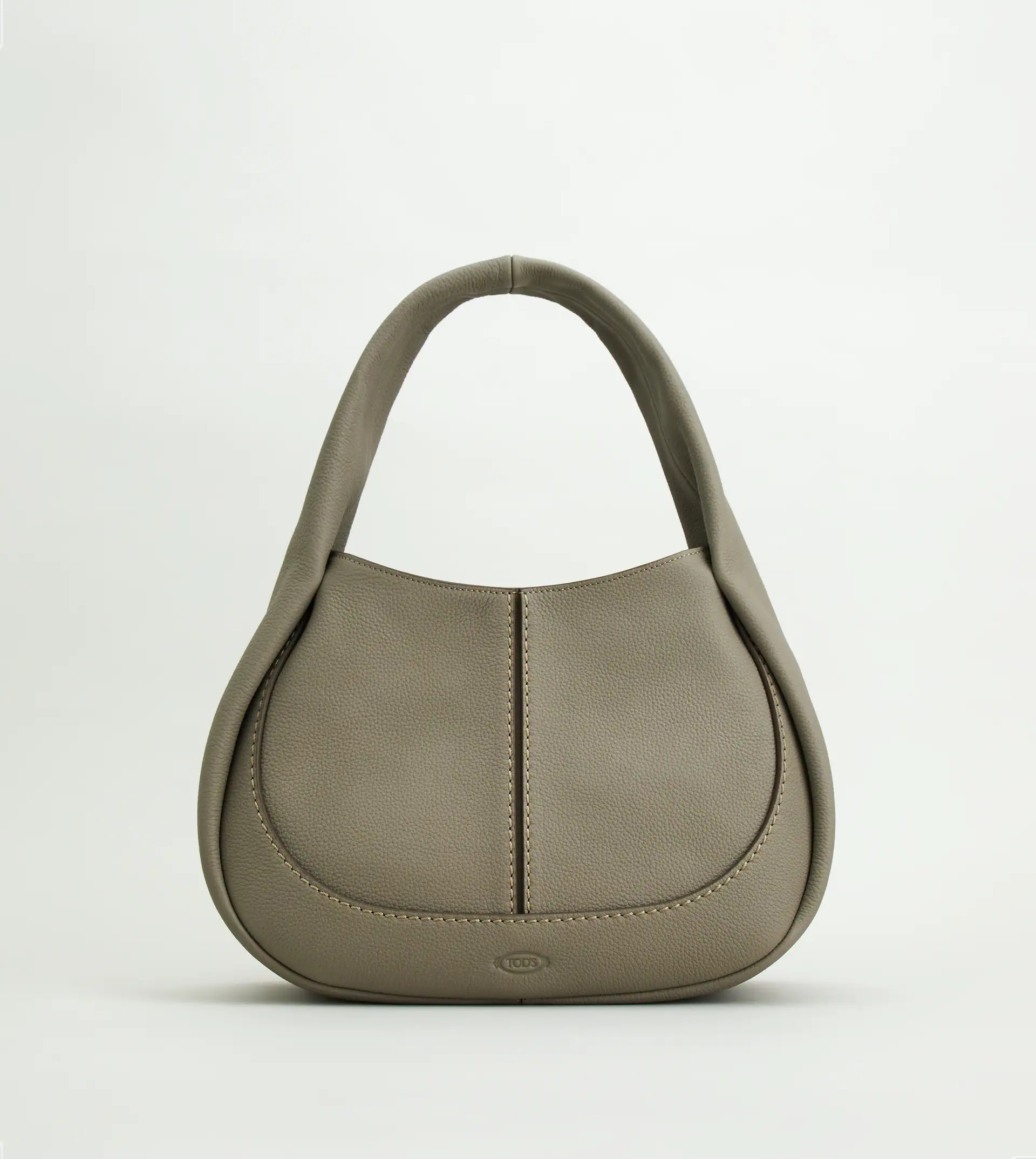 TOD'S SHIRT HOBO BAG SMALL - GREY - 1