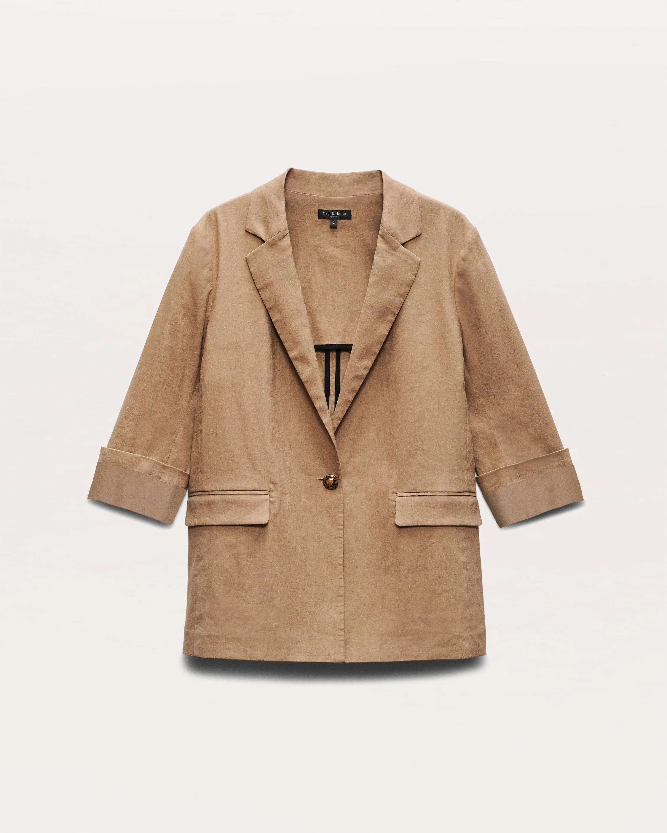 Jennie Linen-Blend Blazer - 1