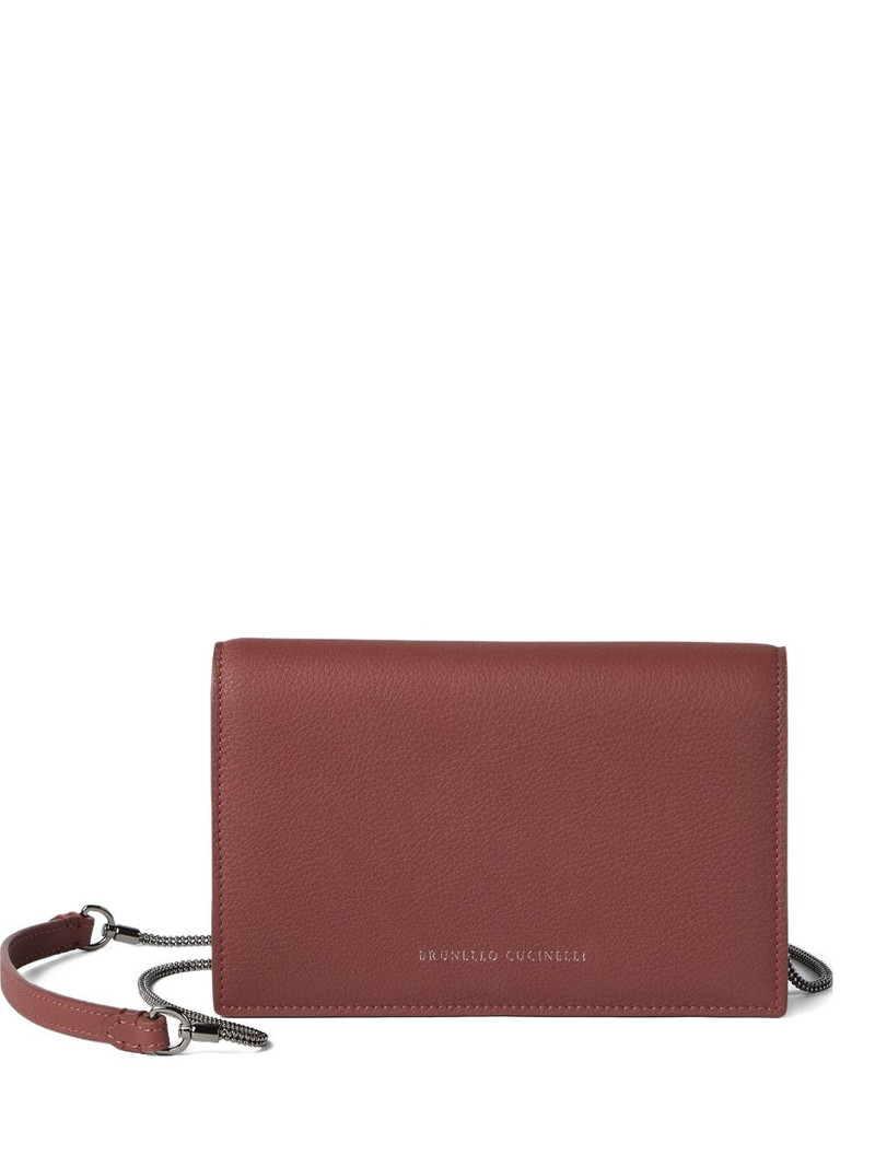 leather chain wallet 1