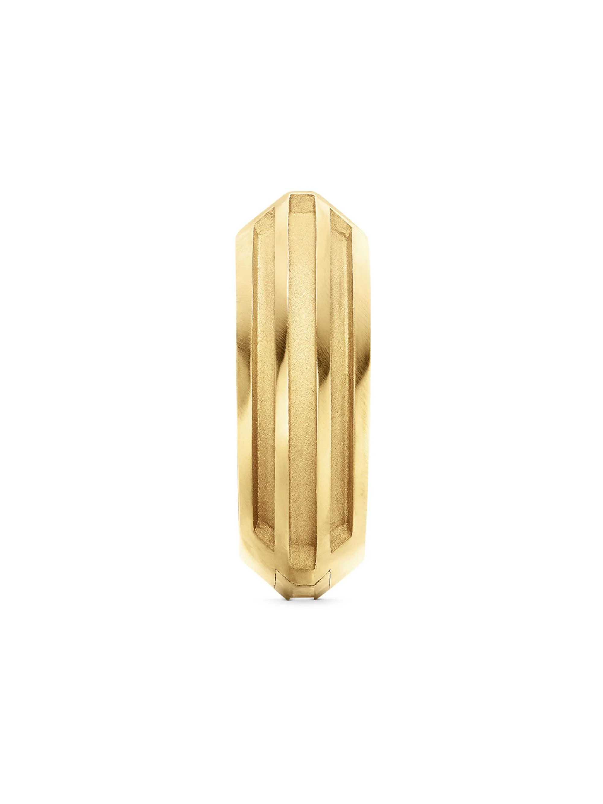 Men's Armory Hoop Earring In 18K Yellow Gold - Gold - 1