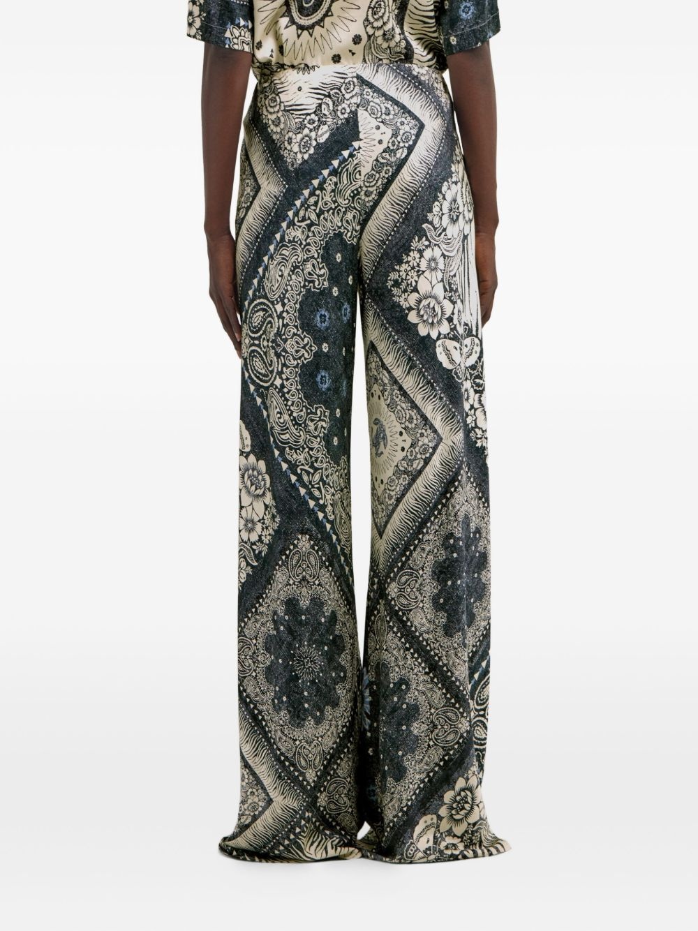 bandana-print trousers - 5