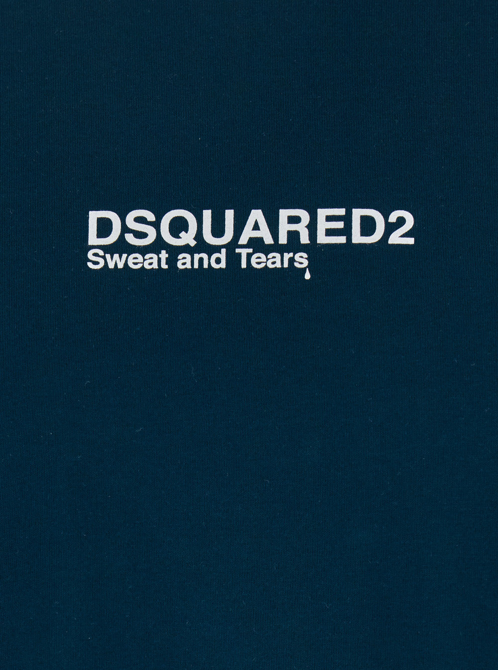 Dsquared2 Men Blue Crewneck T-Shirt With Logo Lettering On The Front In Cotton Man - 3