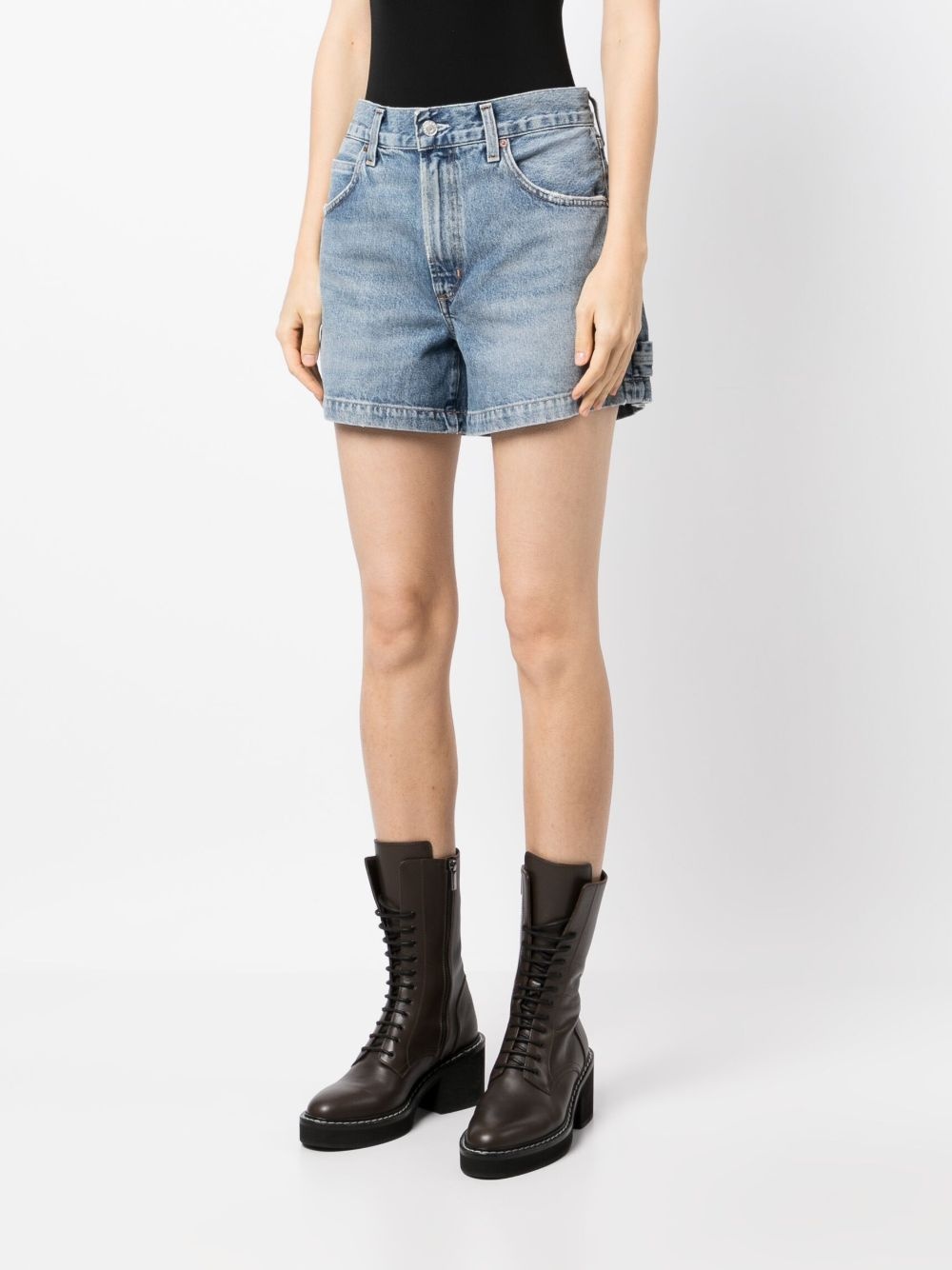 Magda denim short shorts - 3