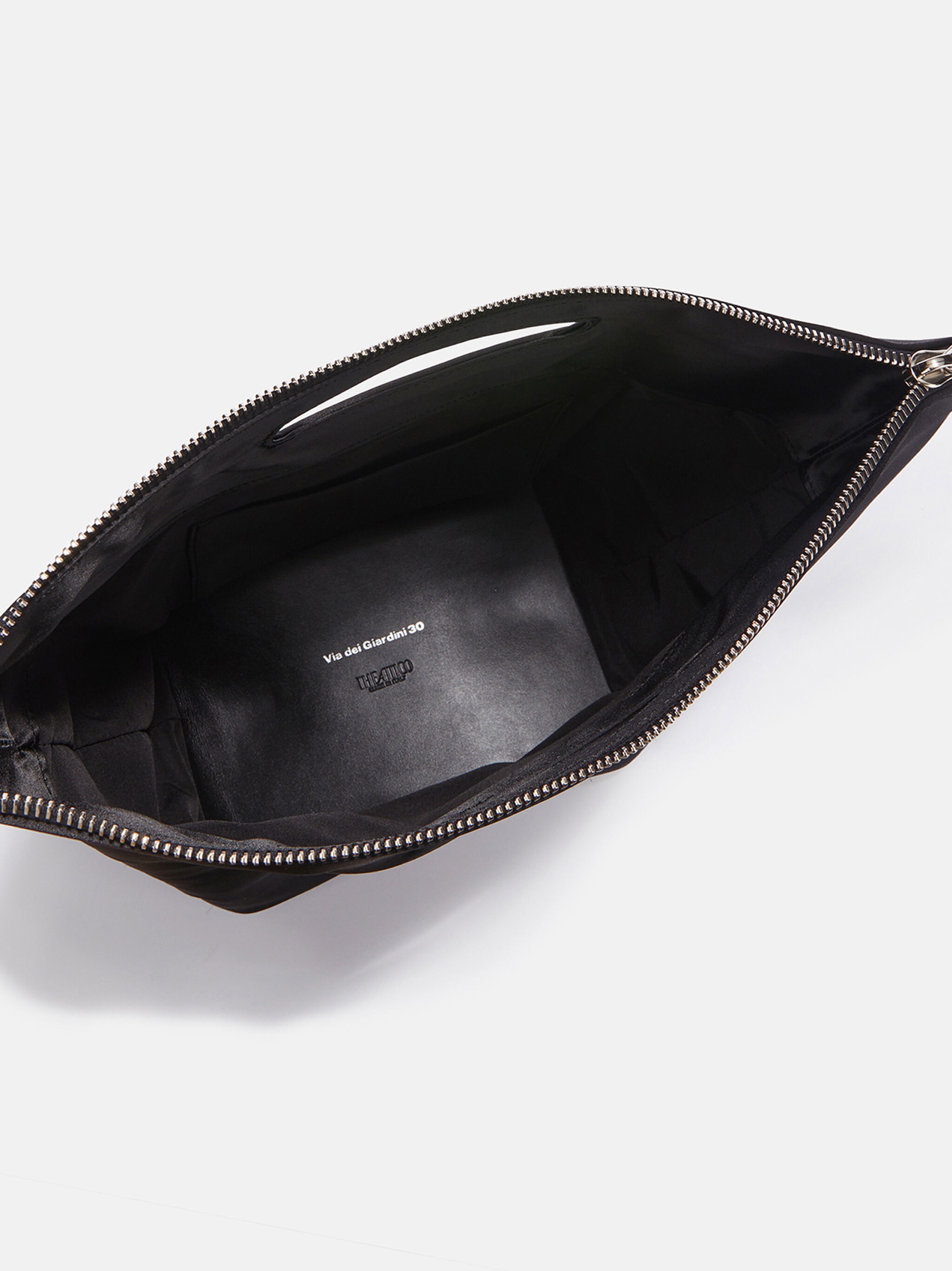 ''VIA DEI GIARDINI 30'' BLACK TOTE BAG - 4