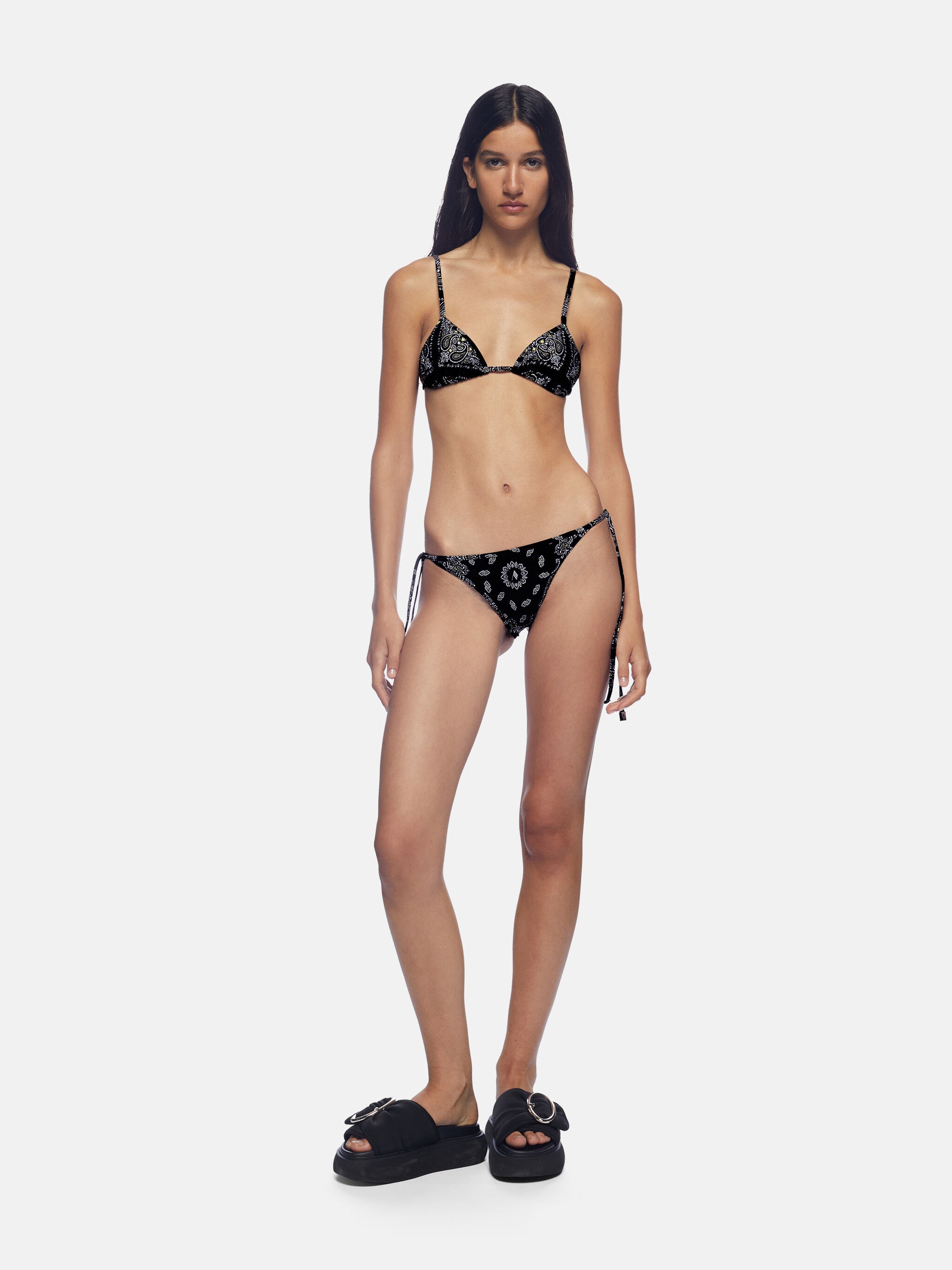 BLACK, WHITE AND BANANA  BIKINI - 3