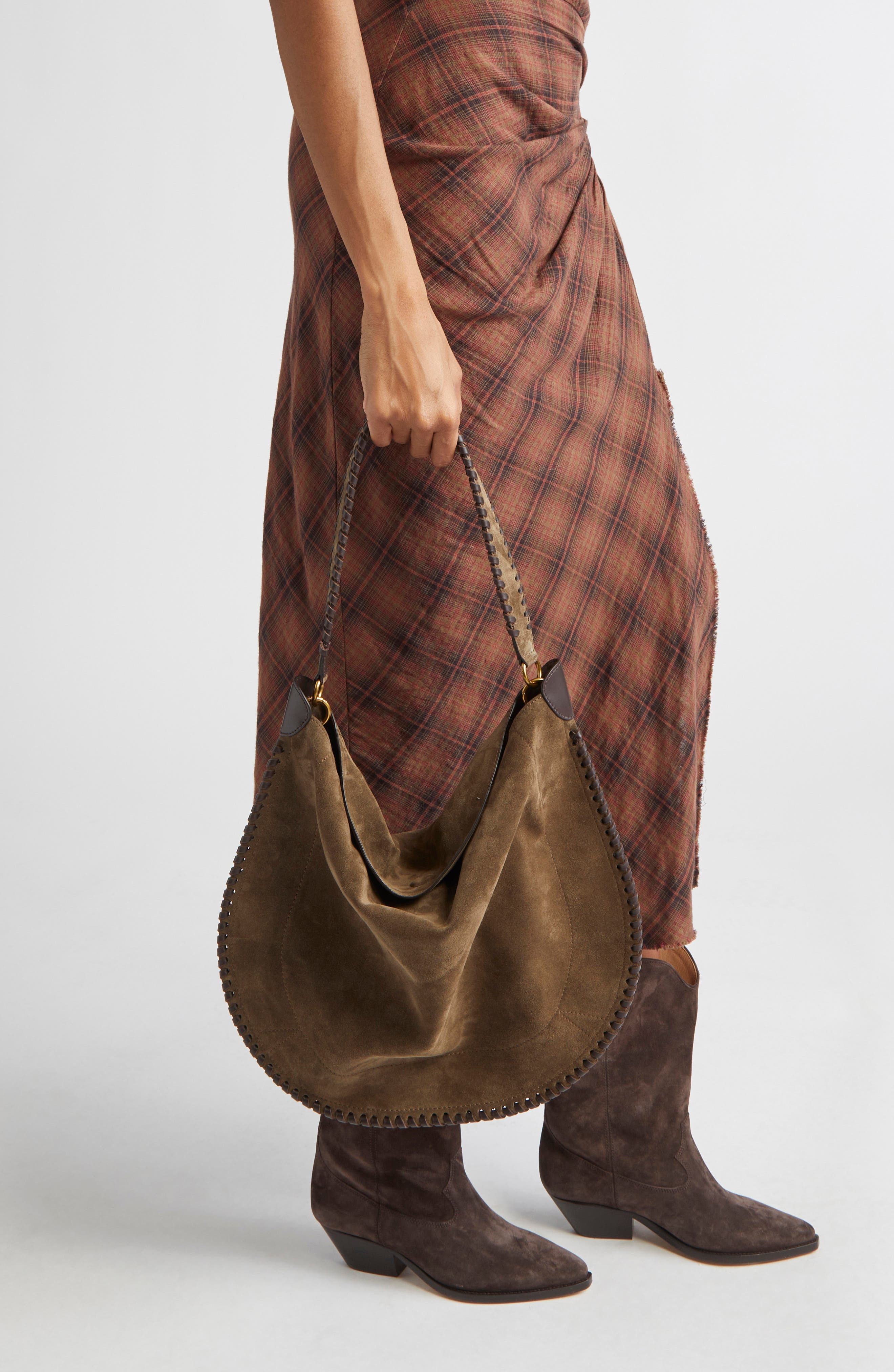 Isabel Marant Oskan Hobo Bag in Bronze at Nordstrom - 3