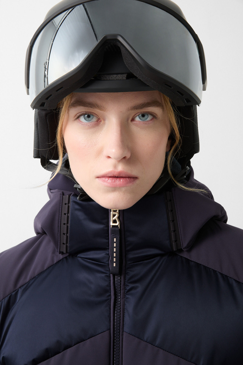 Delin down ski jacket in Navy blue 5