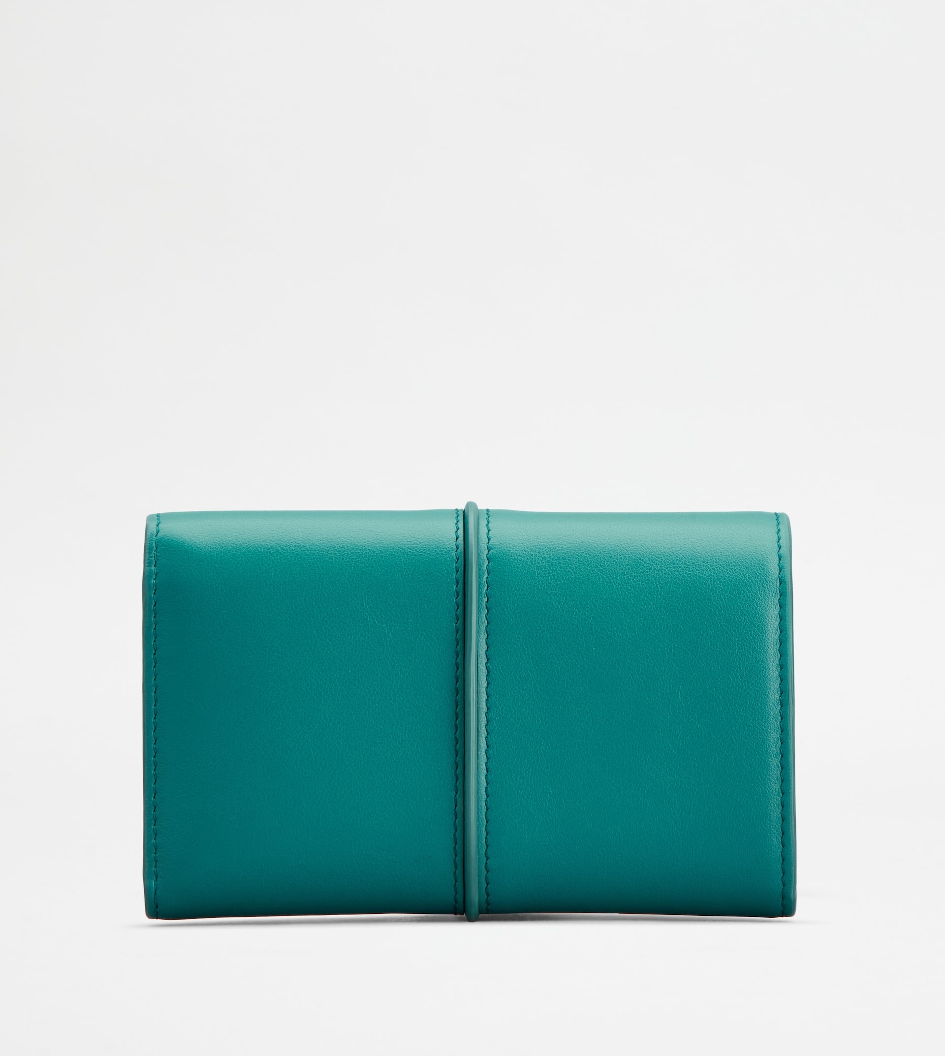 T TIMELESS WALLET IN LEATHER - GREEN - 3