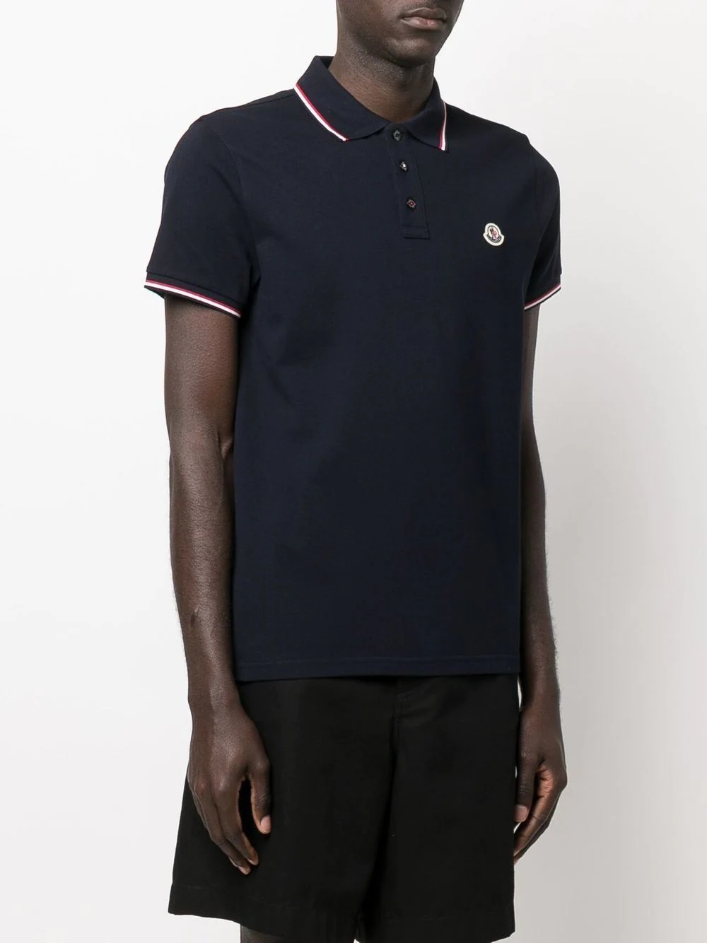 logo patch polo shirt - 3