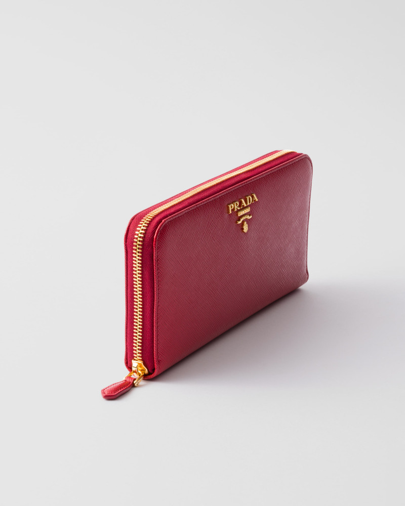 Prada Large Saffiano Leather Wallet outlook