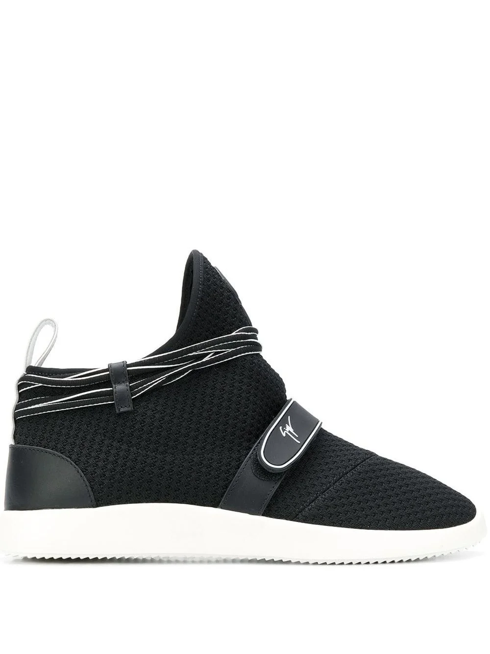 logo sock sneakers - 1