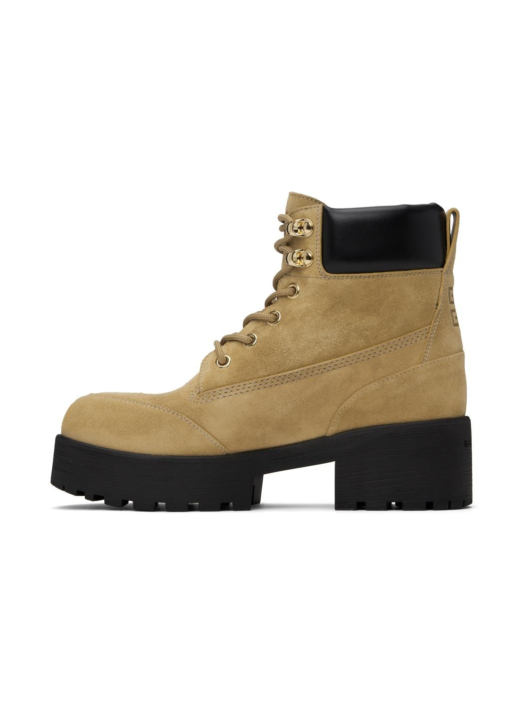 Beige Trekker Boots - 3