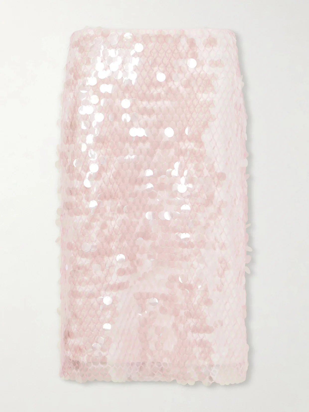 Sequin-embellished Mesh-jersey Midi Skirt - 1