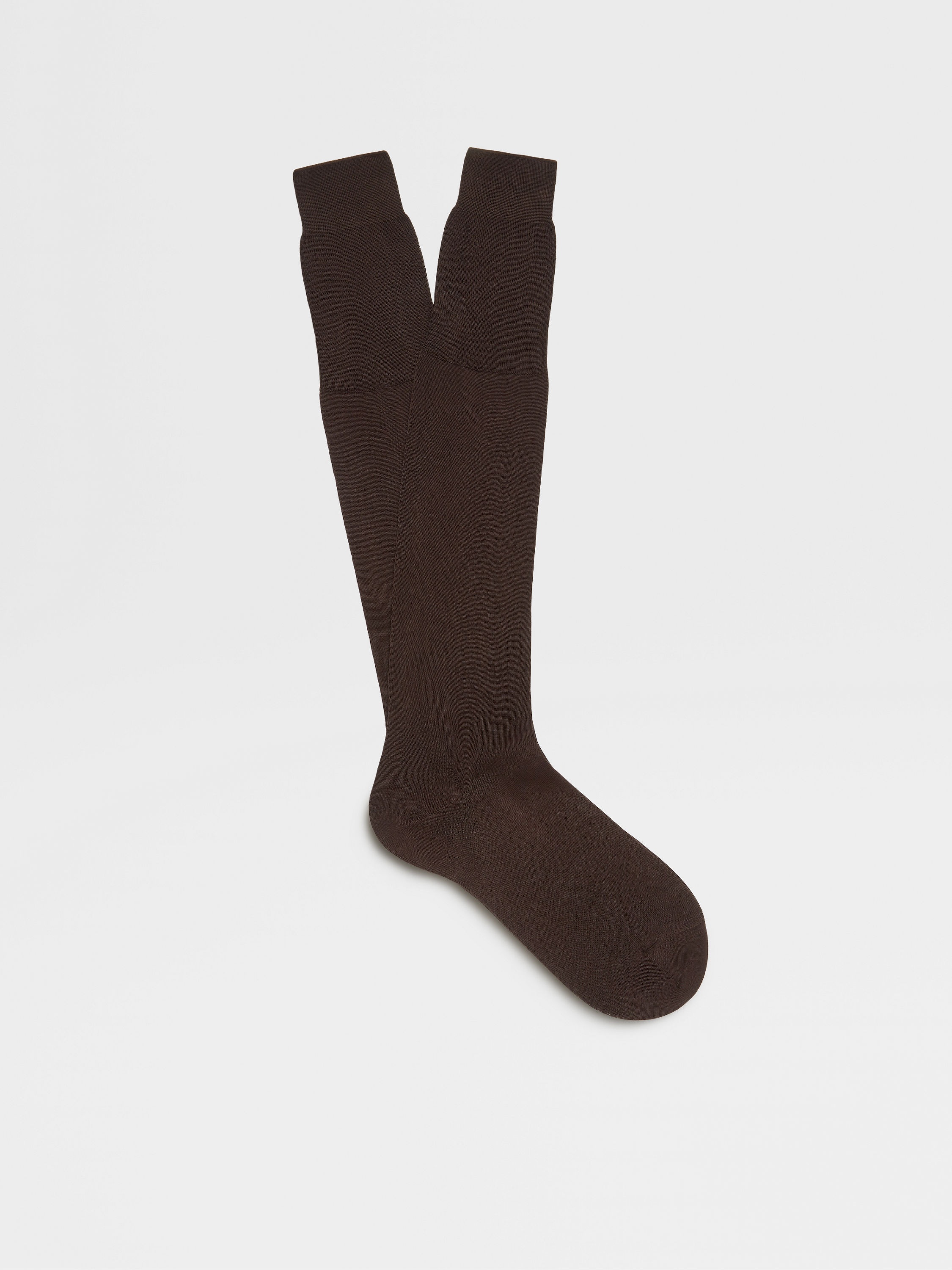 BROWN COTTON SOCKS - 1