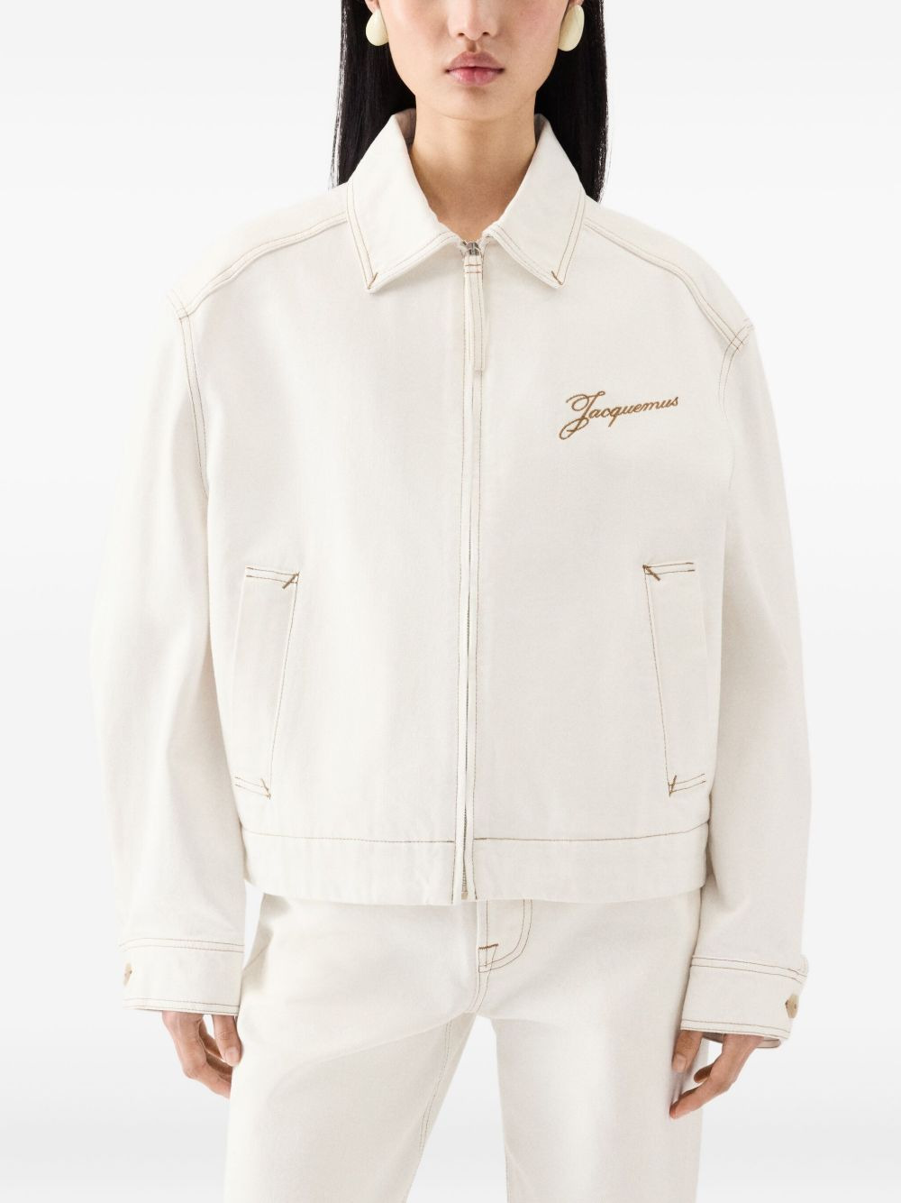 embroidered jacket - 4