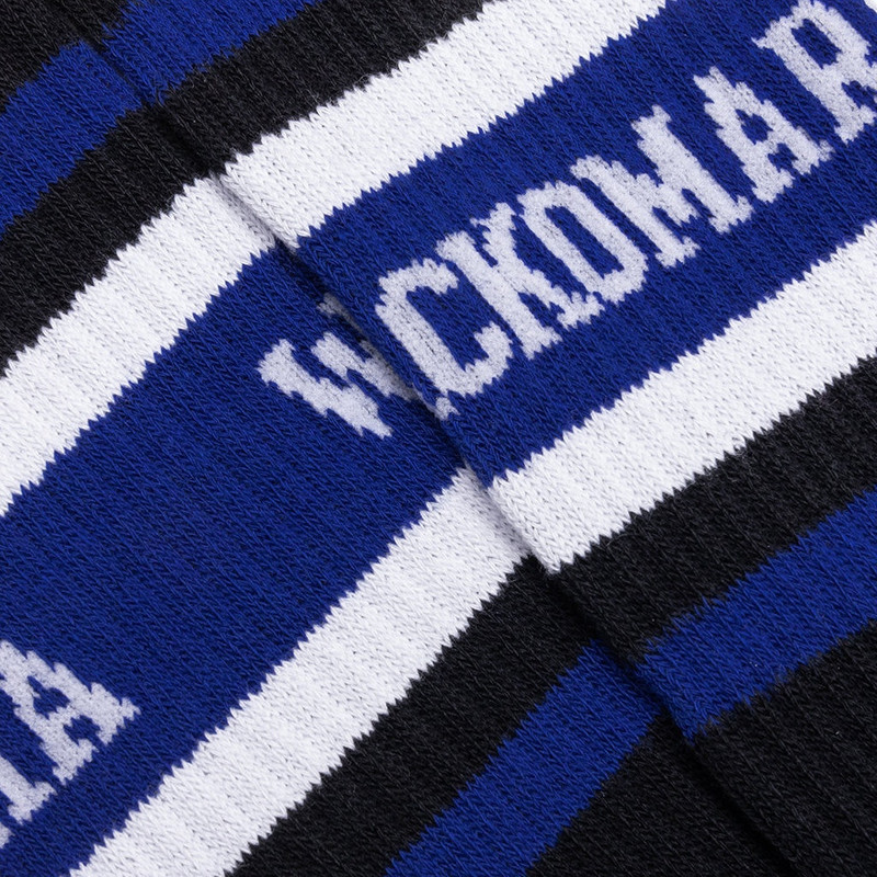 WACKO MARIA SKATER SOCKS TYPE 1 - BLACK/BLUE outlook