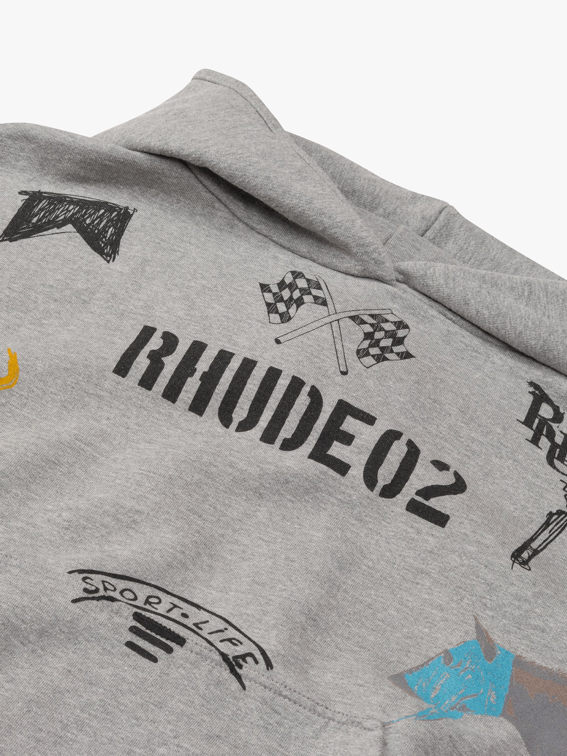 RHUDE SCRIBBLE HOODIE - 3