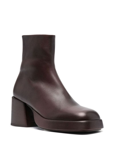 Marsèll 70mm heeled leather boots outlook