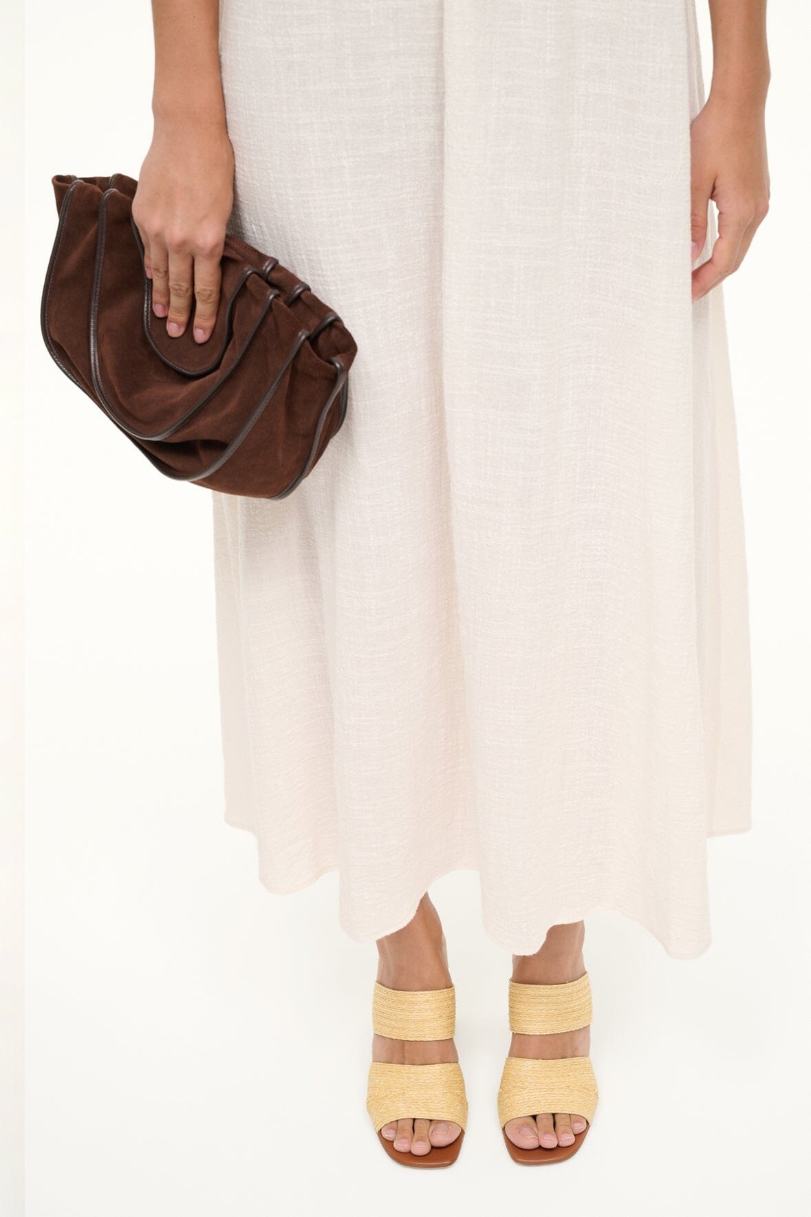 STAUD SKYLAR HEEL NATURAL RAFFIA - 6