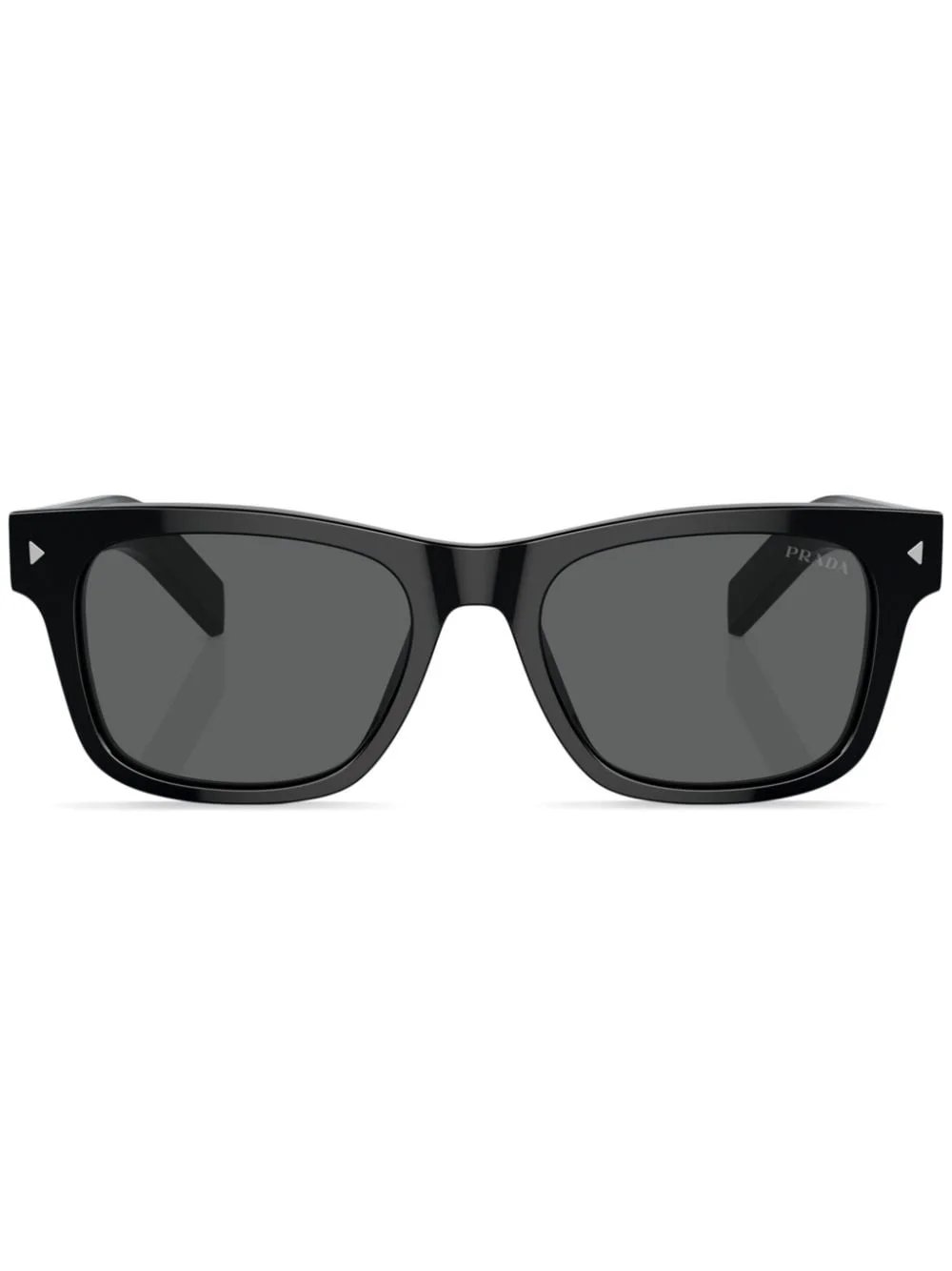 logo-engraved square-frame sunglasses - 1