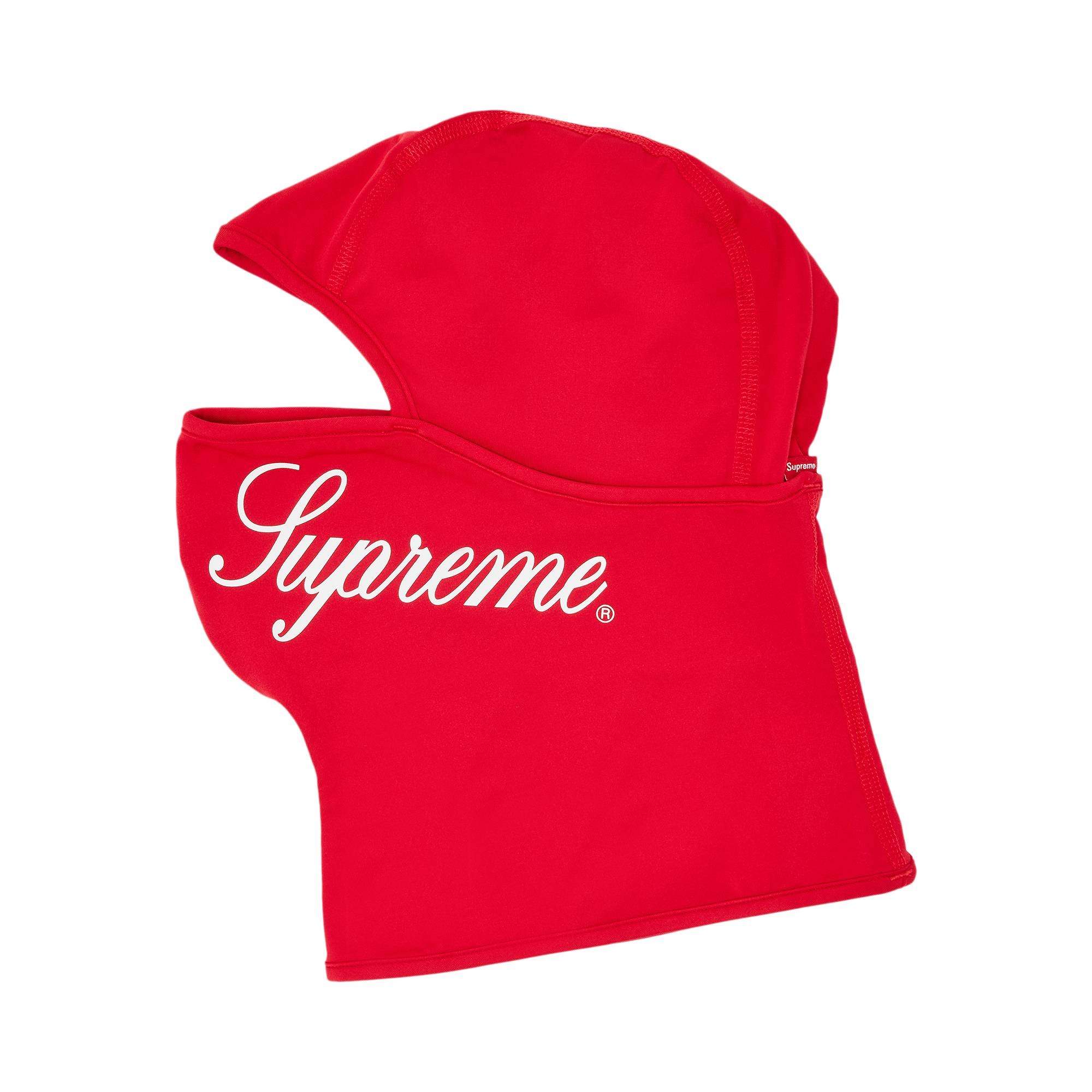 Supreme Script Lightweight Balaclava 'Red' - 1