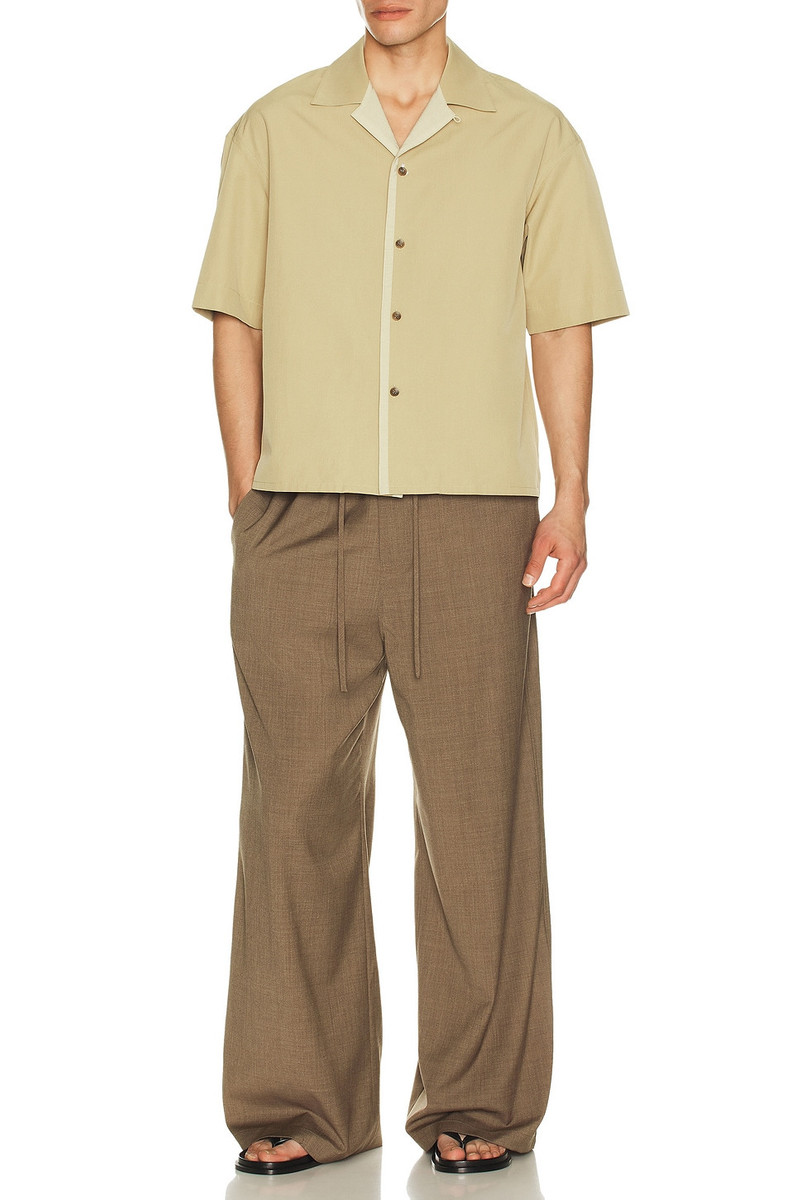 LE17SEPTEMBRE Open Collar Short Sleeve Shirt outlook