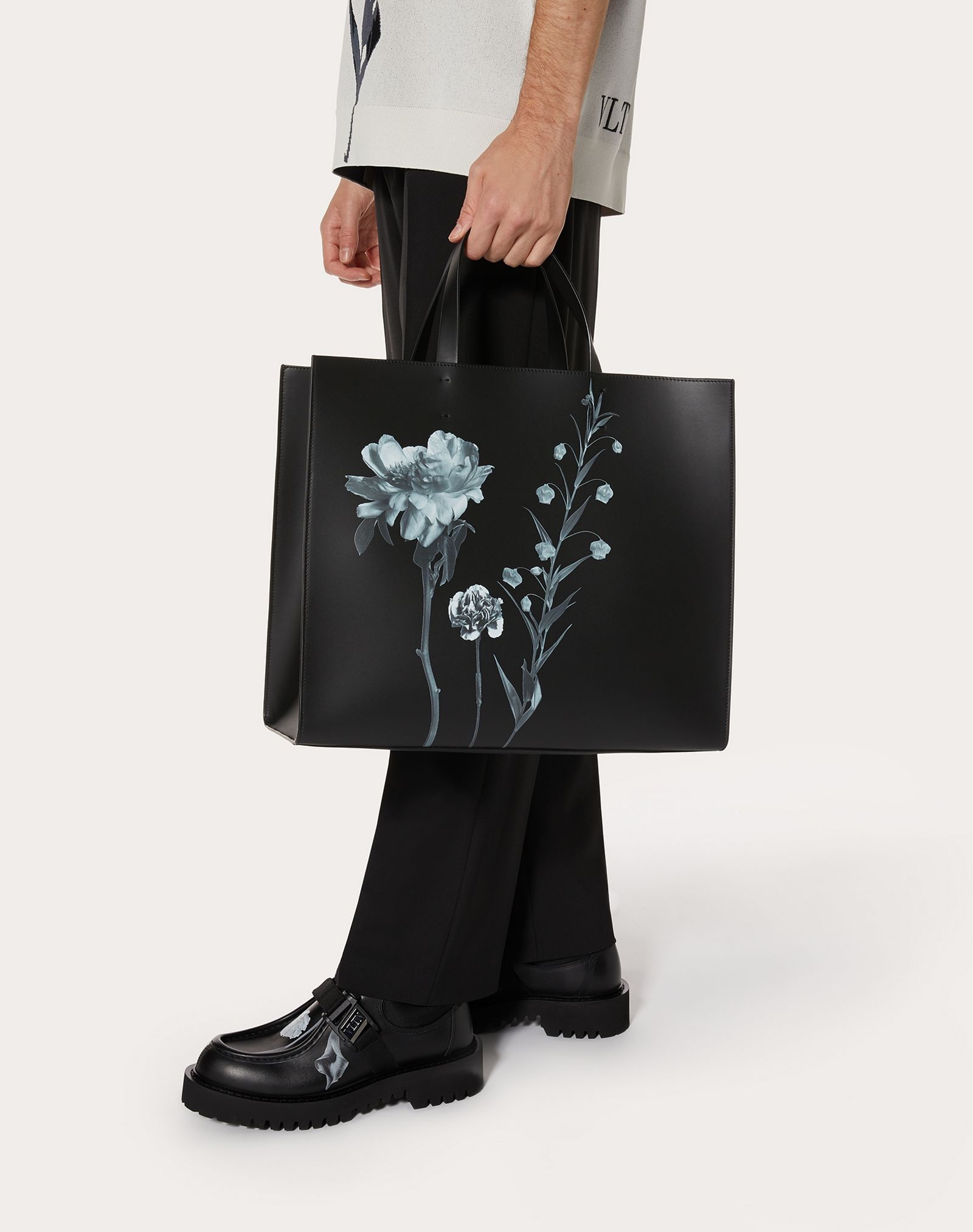 Flowersity Leather Tote Bag - 6