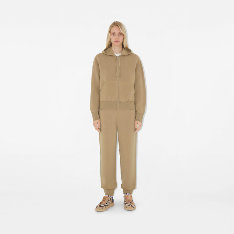 Burberry Wool Blend Zip Hoodie outlook