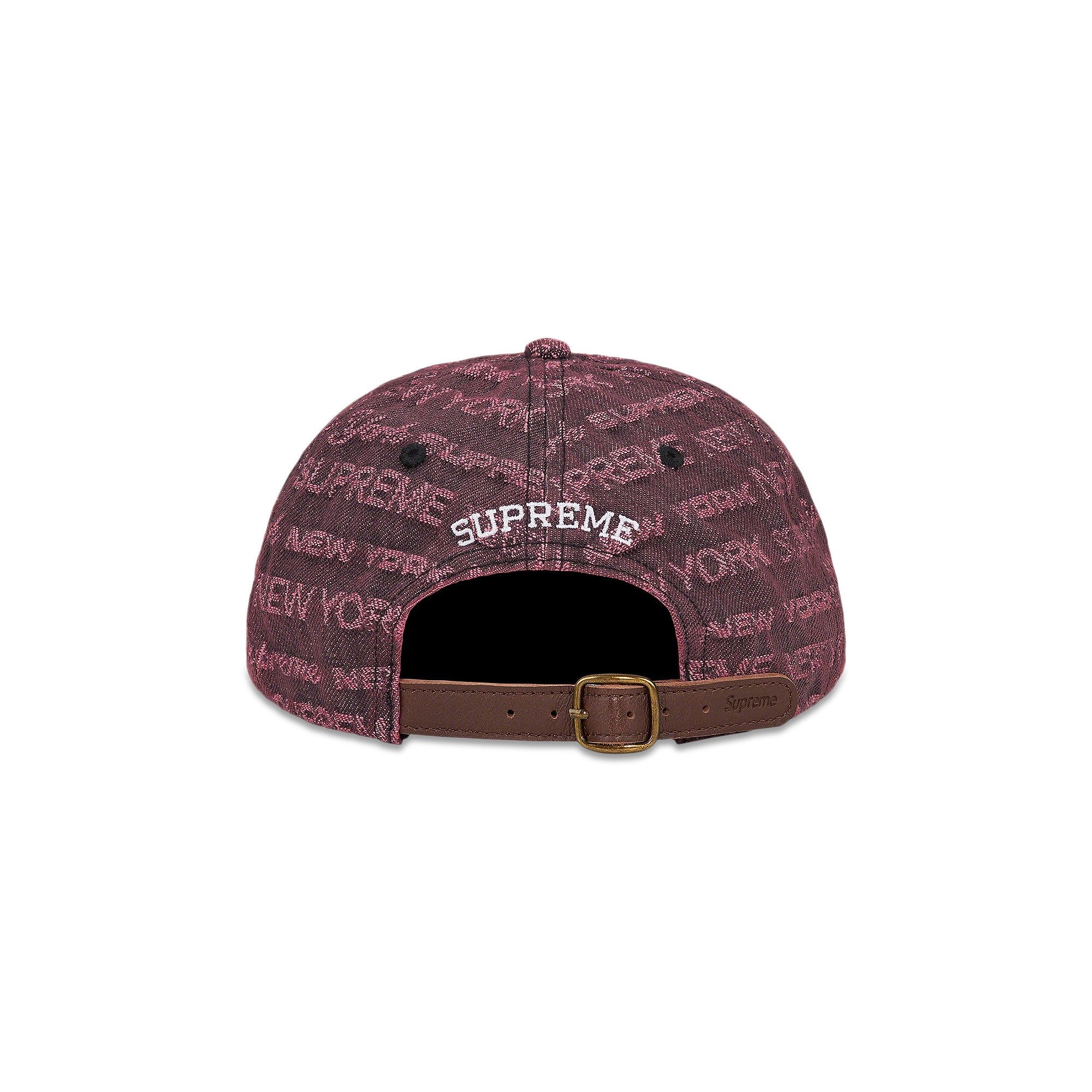 Supreme Multi Type Jacquard Denim 6-Panel 'Purple' - 2