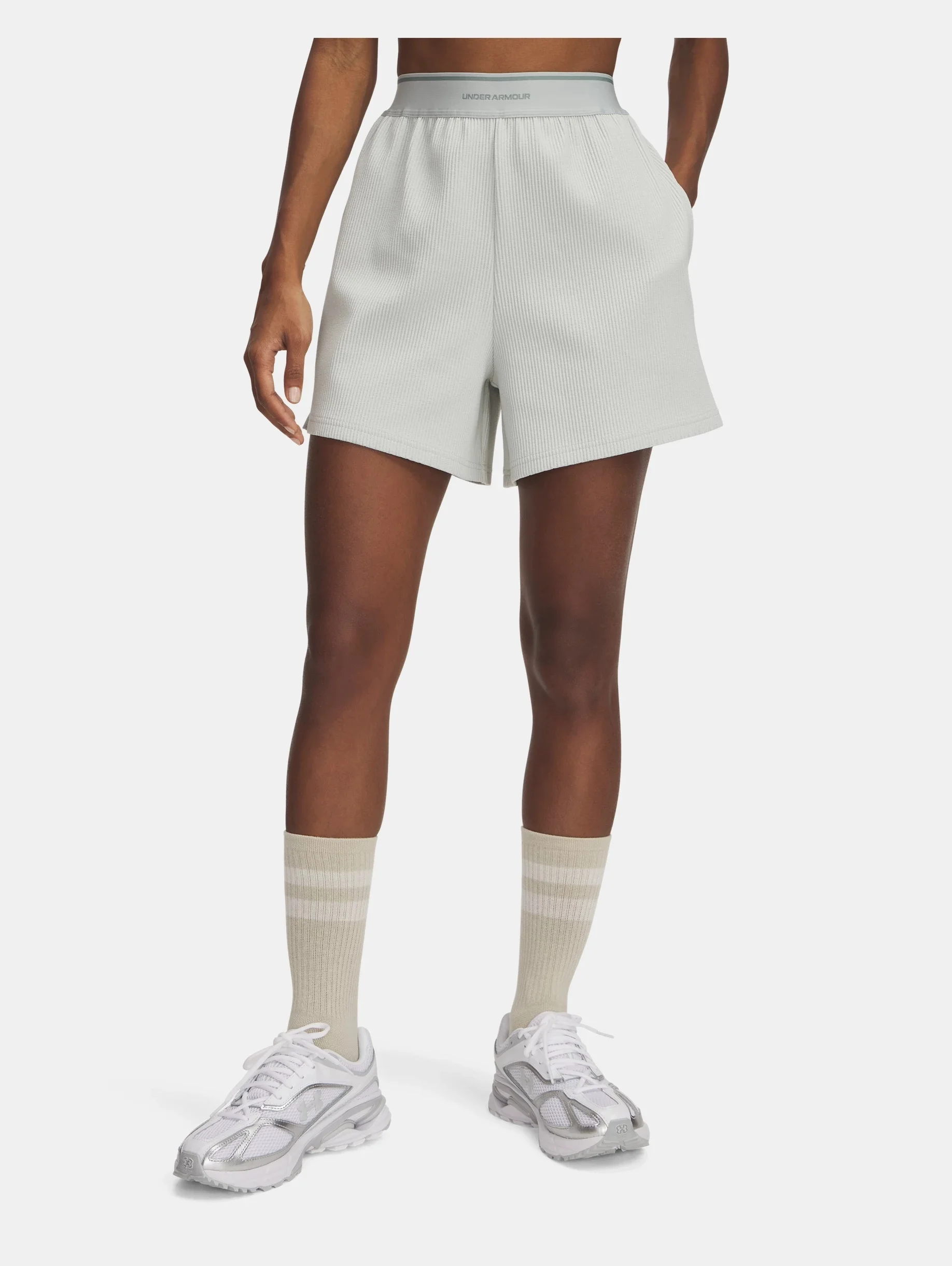 Women's UA Meridian Rib Shorts - 1