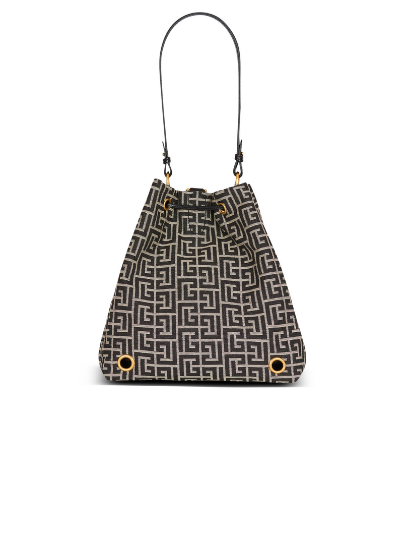 Pulse monogram jacquard backpack 4