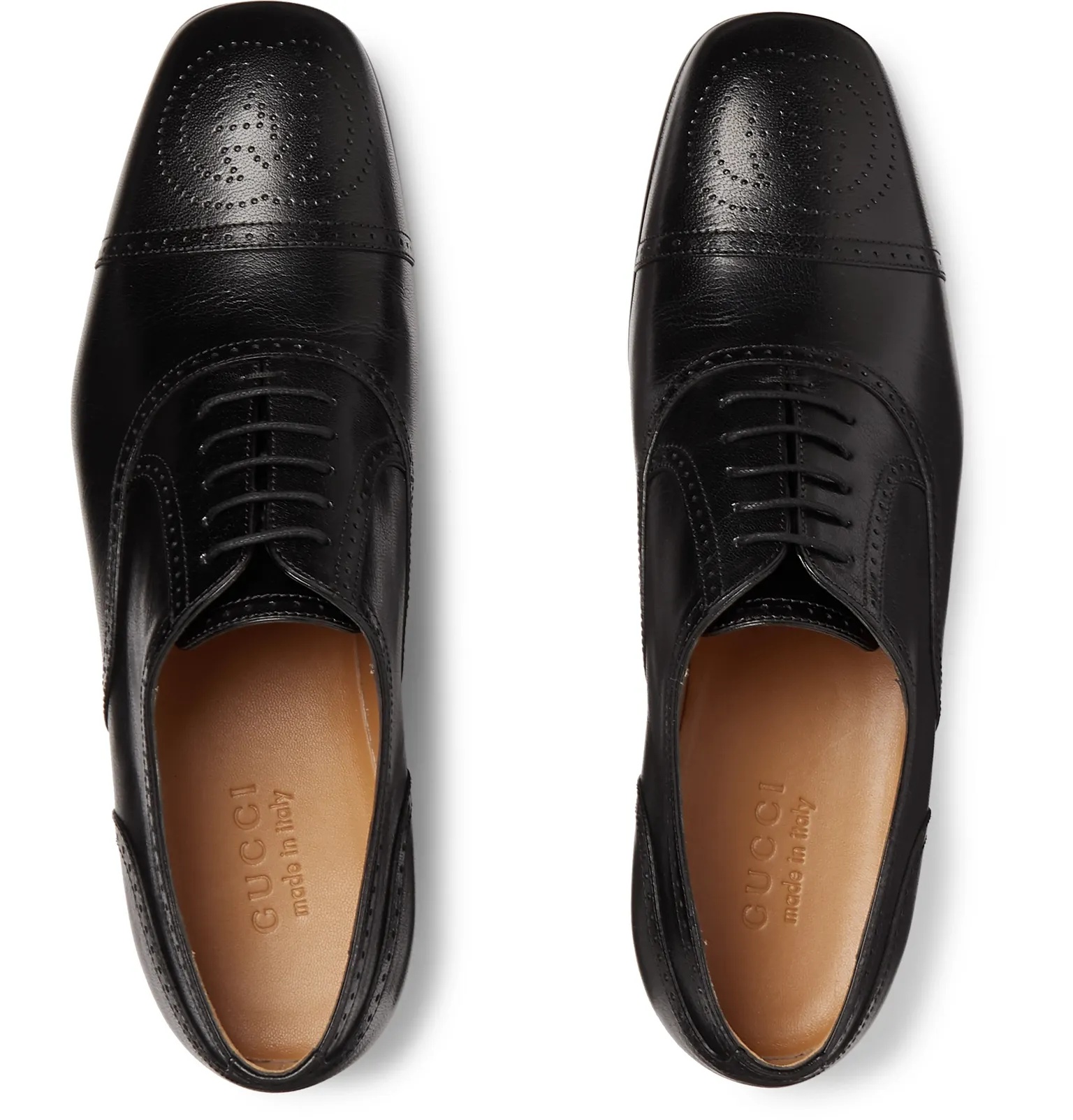 Dracma Leather Wingtip Brogues - 8