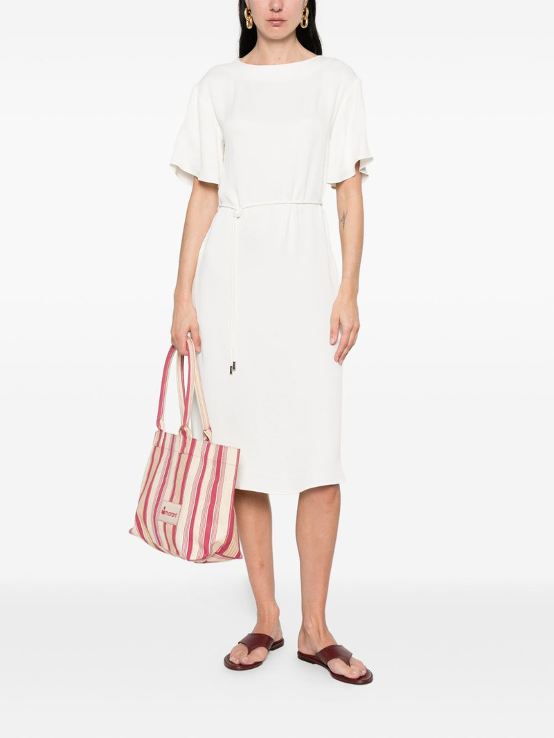 Herno tie-waist midi dress outlook