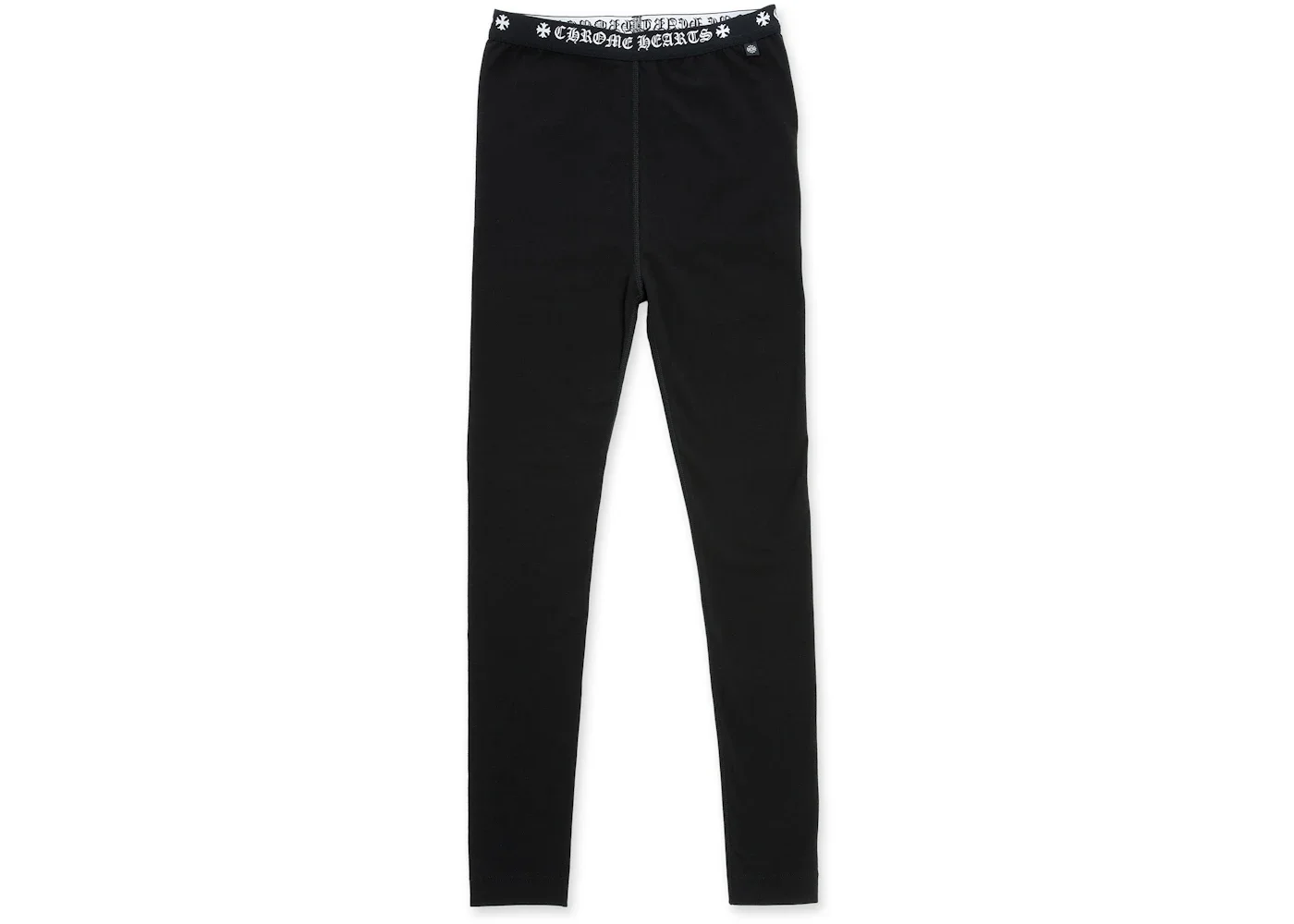 Chrome Hearts Logo Leggings Black - 1